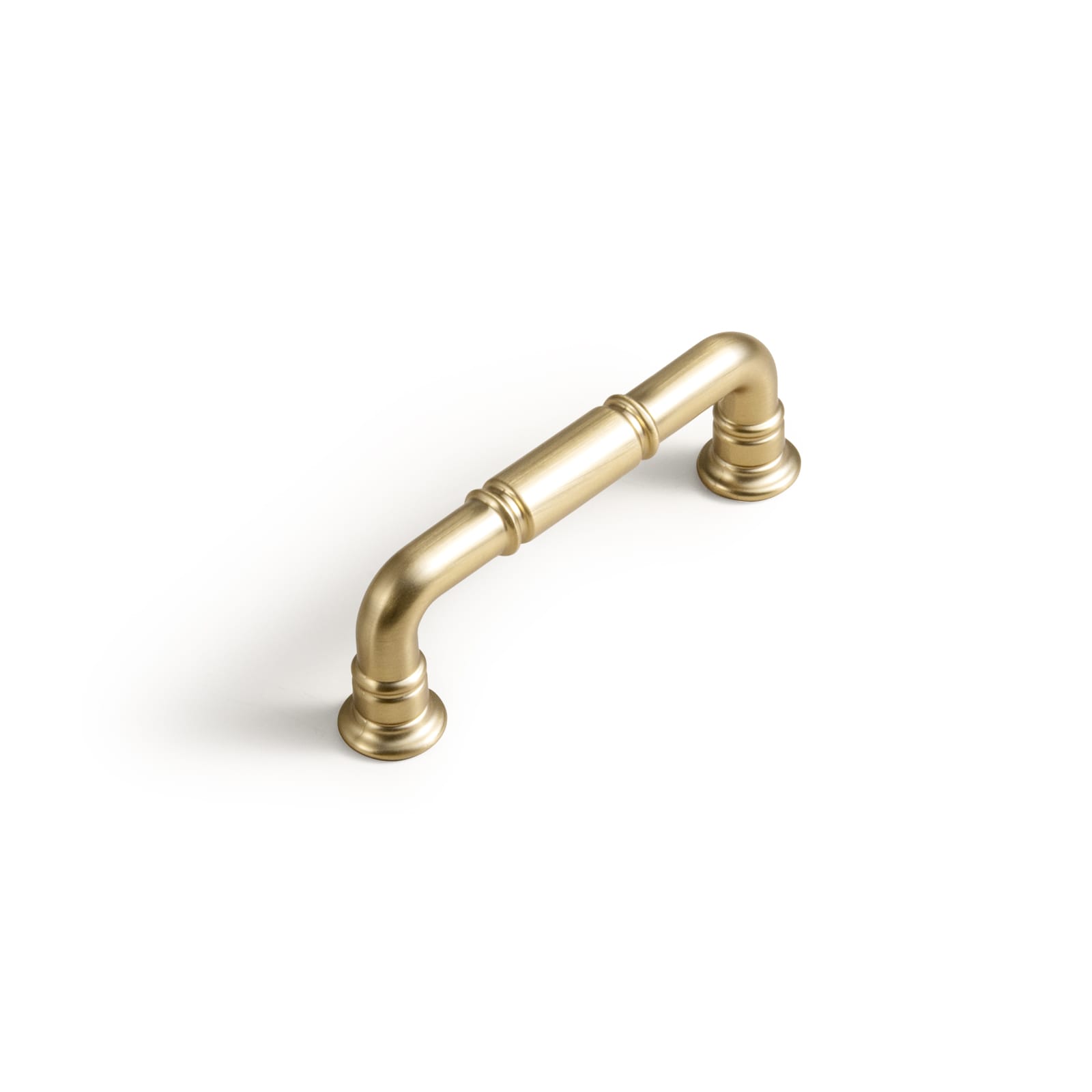 Goo-Ki Champagne Bronze / 3'' Hole Center / 6 Pack Vintage Brass Pipe Style Cabinet Handles for Modern - Rustic Interiors