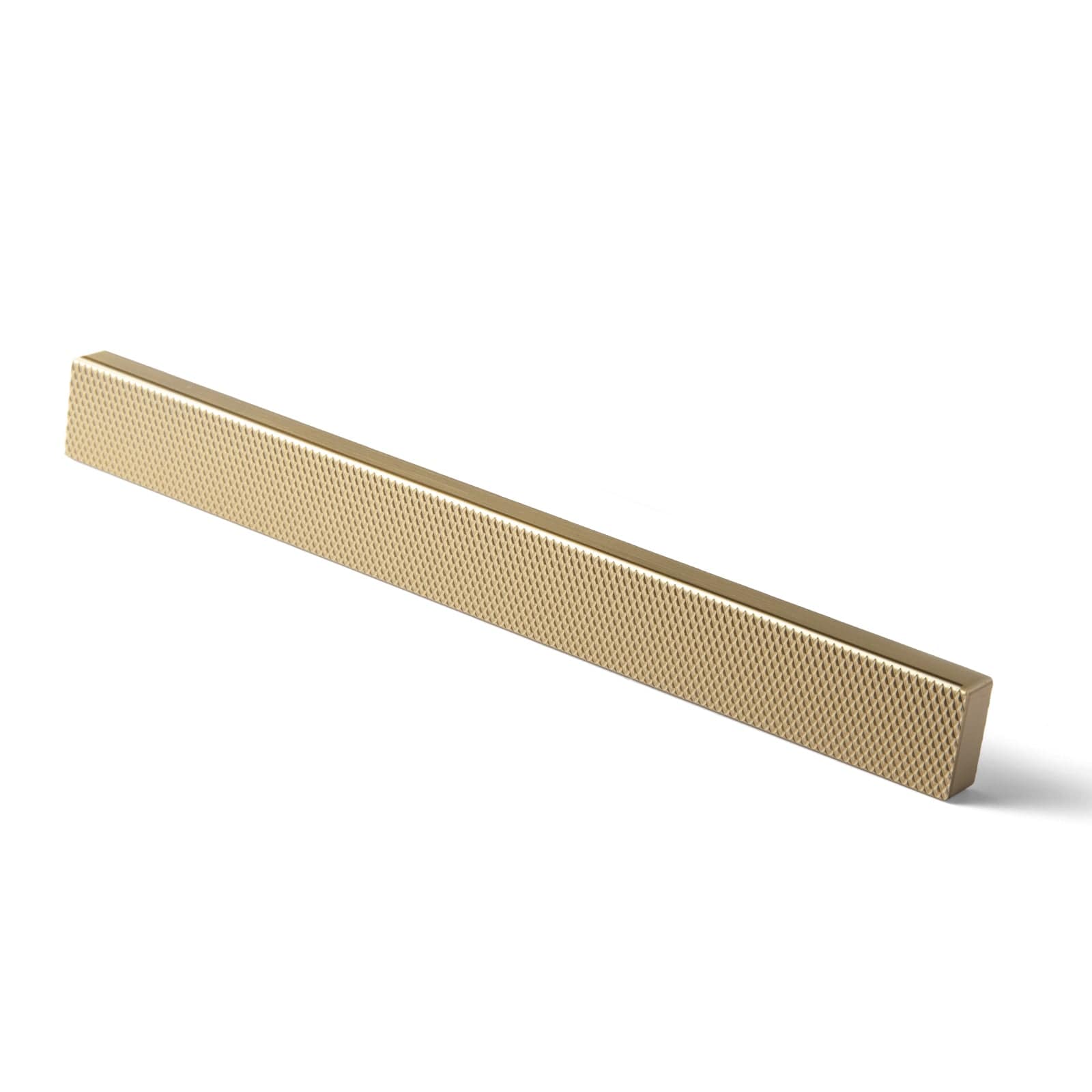 Goo-Ki Champagne Bronze / 5'' Hole Center / 6 Pack Modern Aluminum Knurled Cabinet Pull Handles - Comfortable Grip & Long - lasting