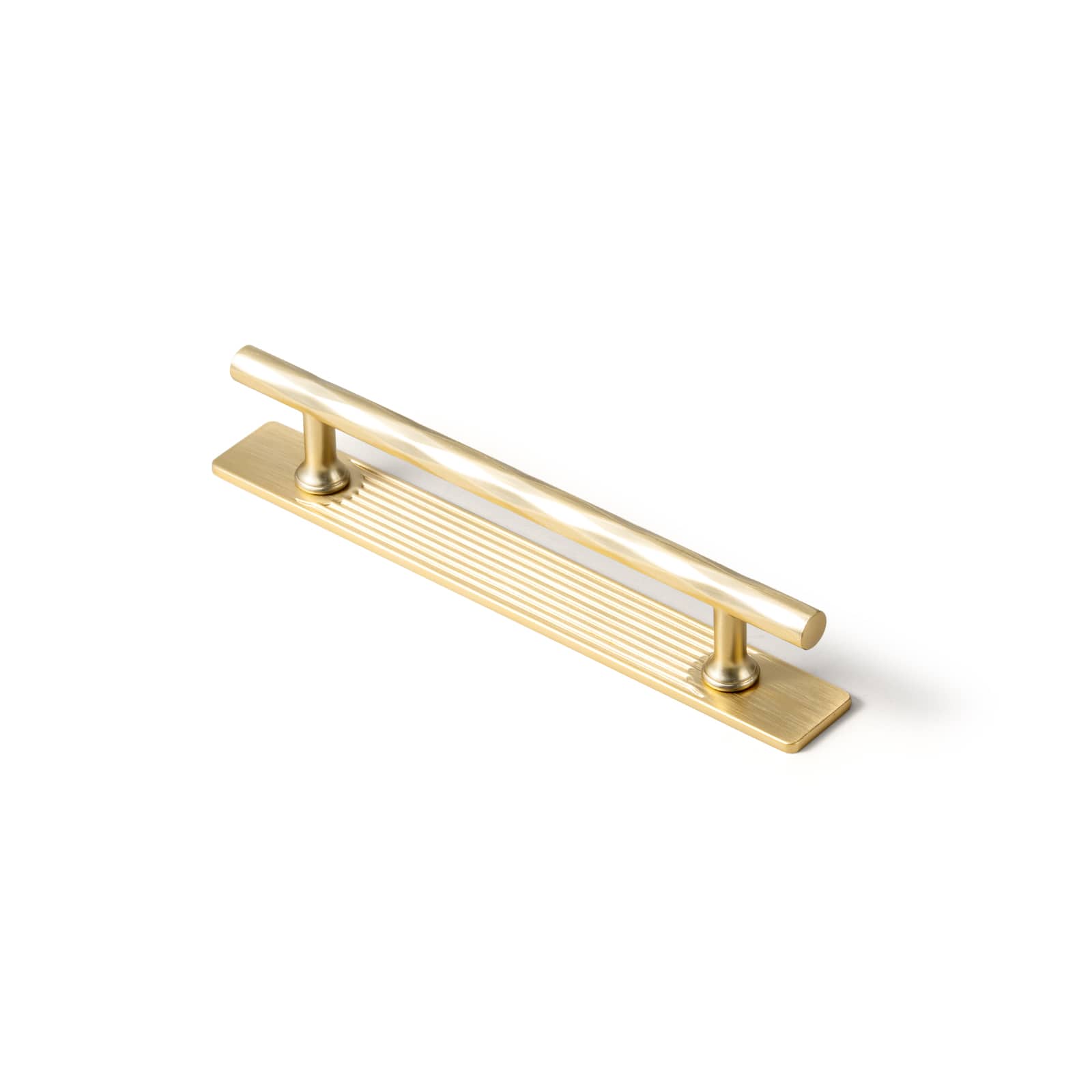 Goo-Ki Champagne Bronze / 5'' Hole Center with Back Plate G / 2 Pack Vintage Brass Zinc Alloy Twisted Texture Cabinet Pulls - Kitchen Cupboard Dresser Handles