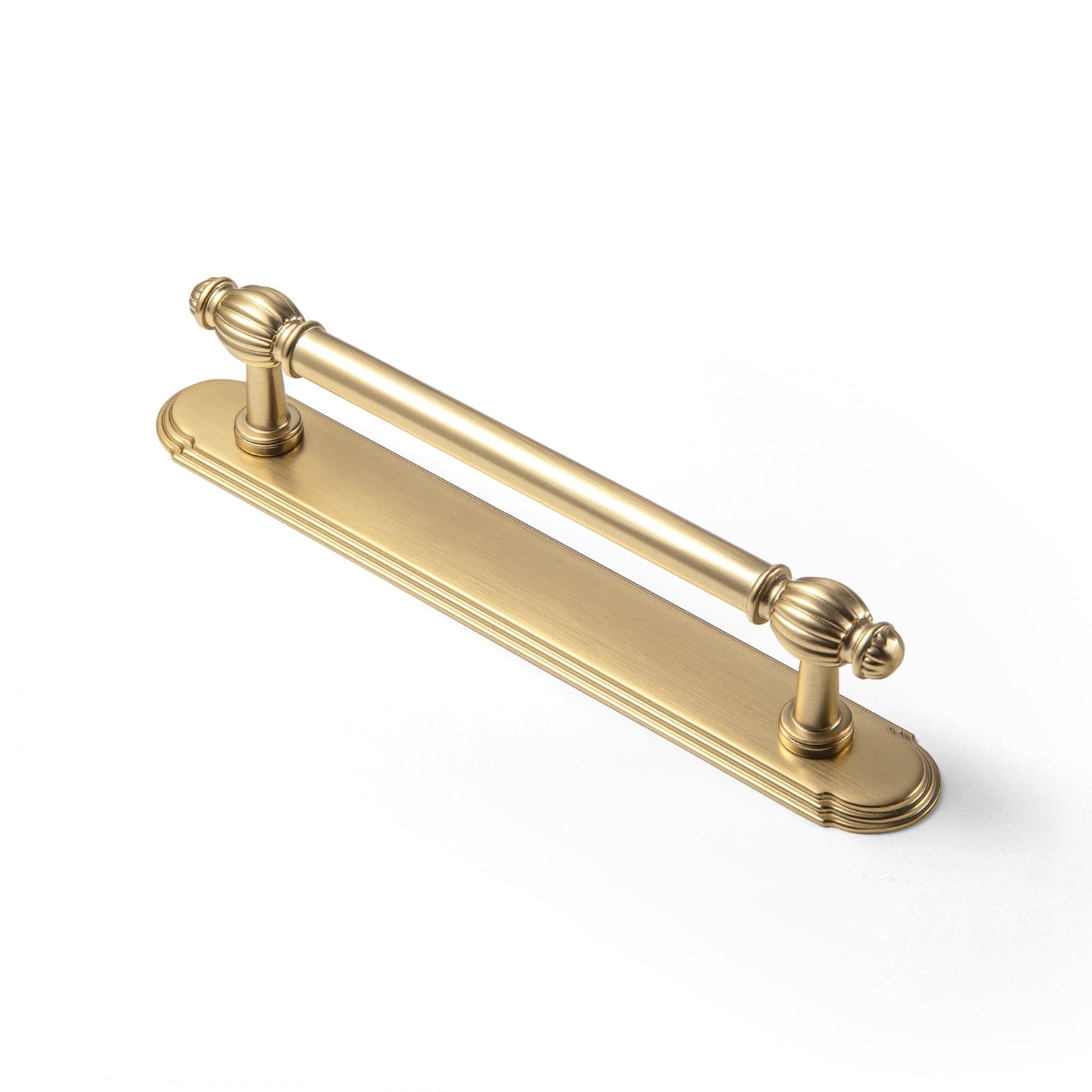 Goo-Ki Champagne Bronze / 5'' Hole Center with Back Plate G014 / 2 Pack Luxury Decorative Antique Brass Cabinet Handles Stylish Accents for Modern Cabinet Design