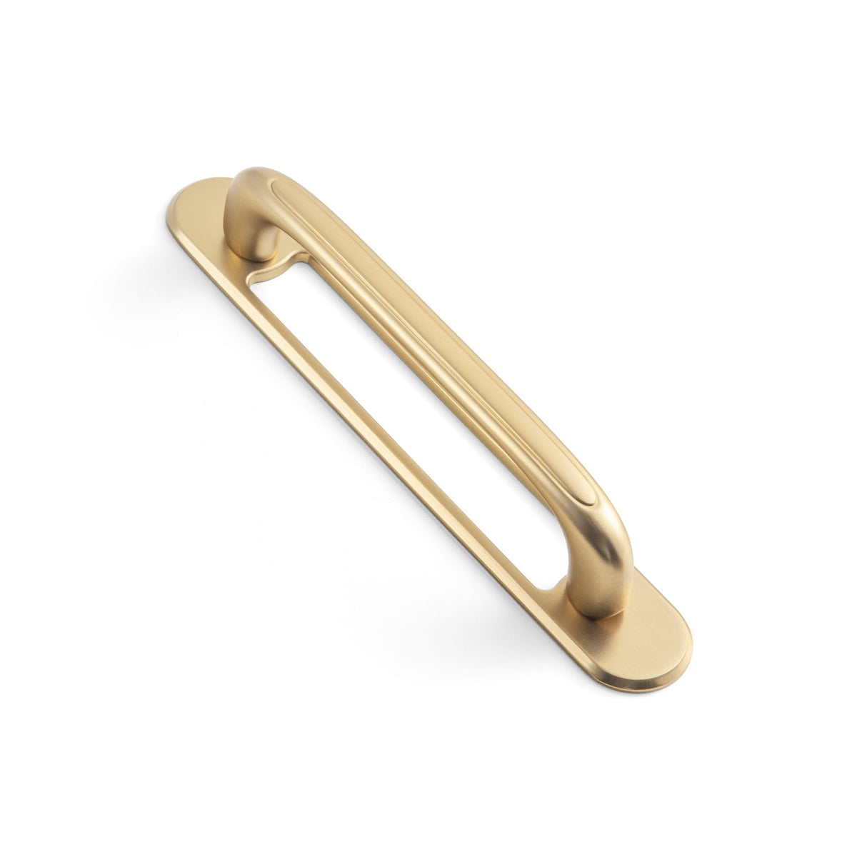 Goo-Ki Champagne Bronze / 5'' Hole Center with Back Plate G021 / 2 Pack Elegant Antique and Brushed Brass Bar Pull Cabinet Handles with Unique Design