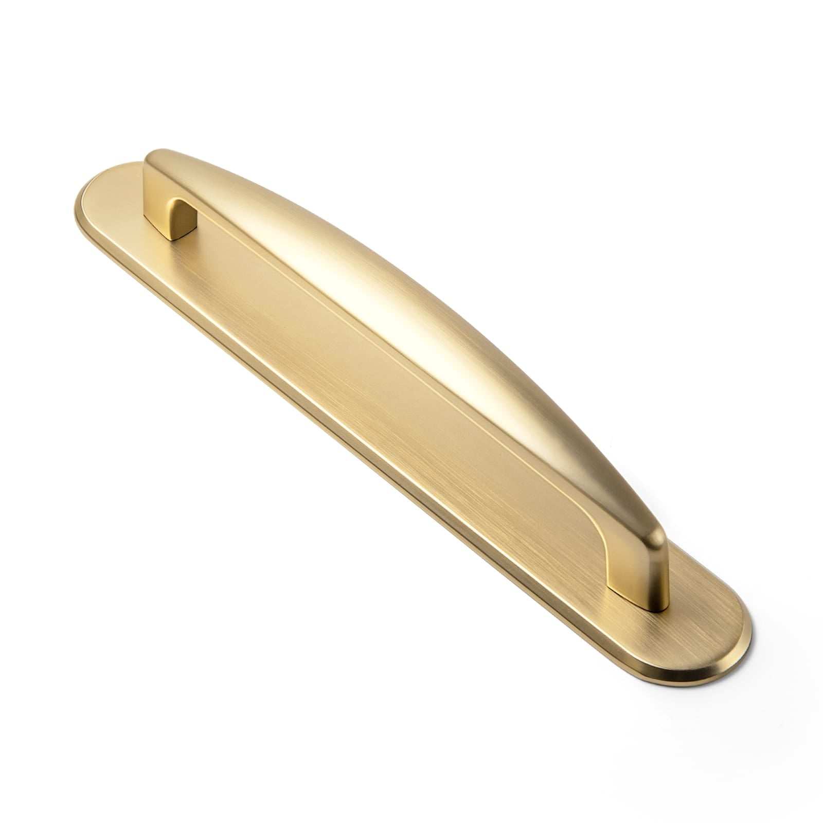 Goo-Ki Champagne Bronze / 5'' Hole Center with Back Plate G028 / 2 Pack Antique Brass Cabinet Handles Timeless Drawer Pulls for Classic Furniture Revival