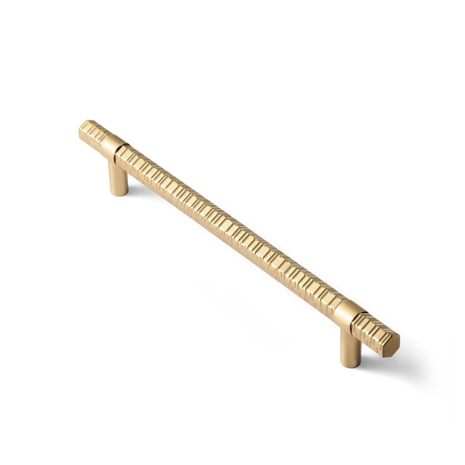 Goo-Ki Champagne Bronze / 6.3'' Hole Center / 6 Pack Vintage Kitchen Cabinet T-Bar Pulls Knurled Antique Cabinet Handles