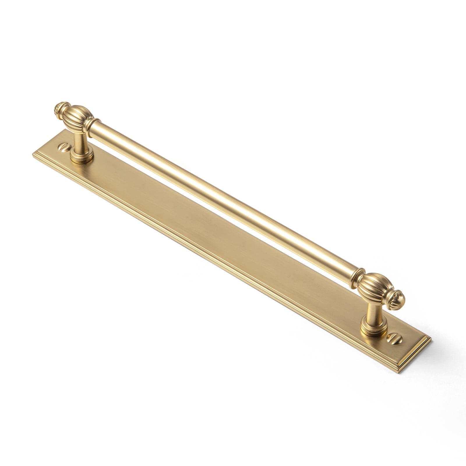 Goo-Ki Champagne Bronze / 7.6'' Hole Center with Back Plate G015 / 2 Pack Luxury Decorative Antique Brass Cabinet Handles Stylish Accents for Modern Cabinet Design