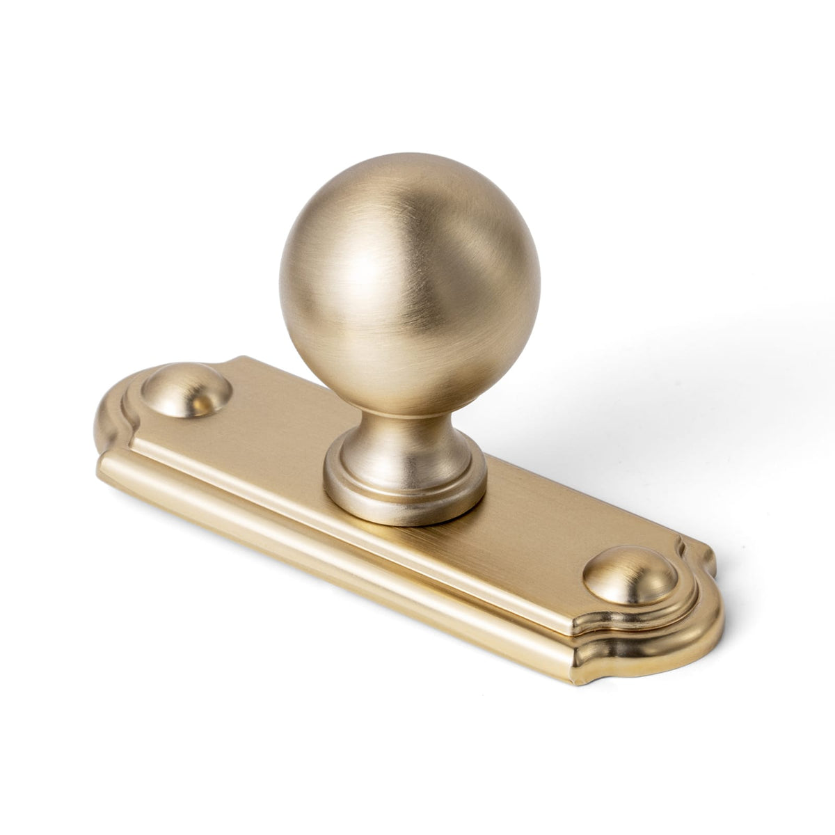 Goo-Ki Champagne Bronze / C / 0.94'' Knob 6 Pack Stylish Zinc Alloy Cabinet Knobs Classic Round Design Durable Cabinet Handles