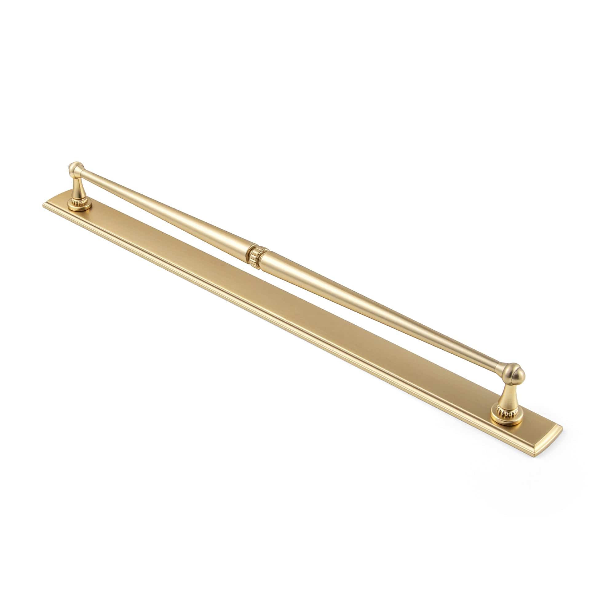 Goo-Ki Champagne Bronze / G011 / 12.6'' Hole Center 2 Pack Ornate Vintage Brass Drawer Pulls - Classic Cabinet Handles with Decorative Back Plates