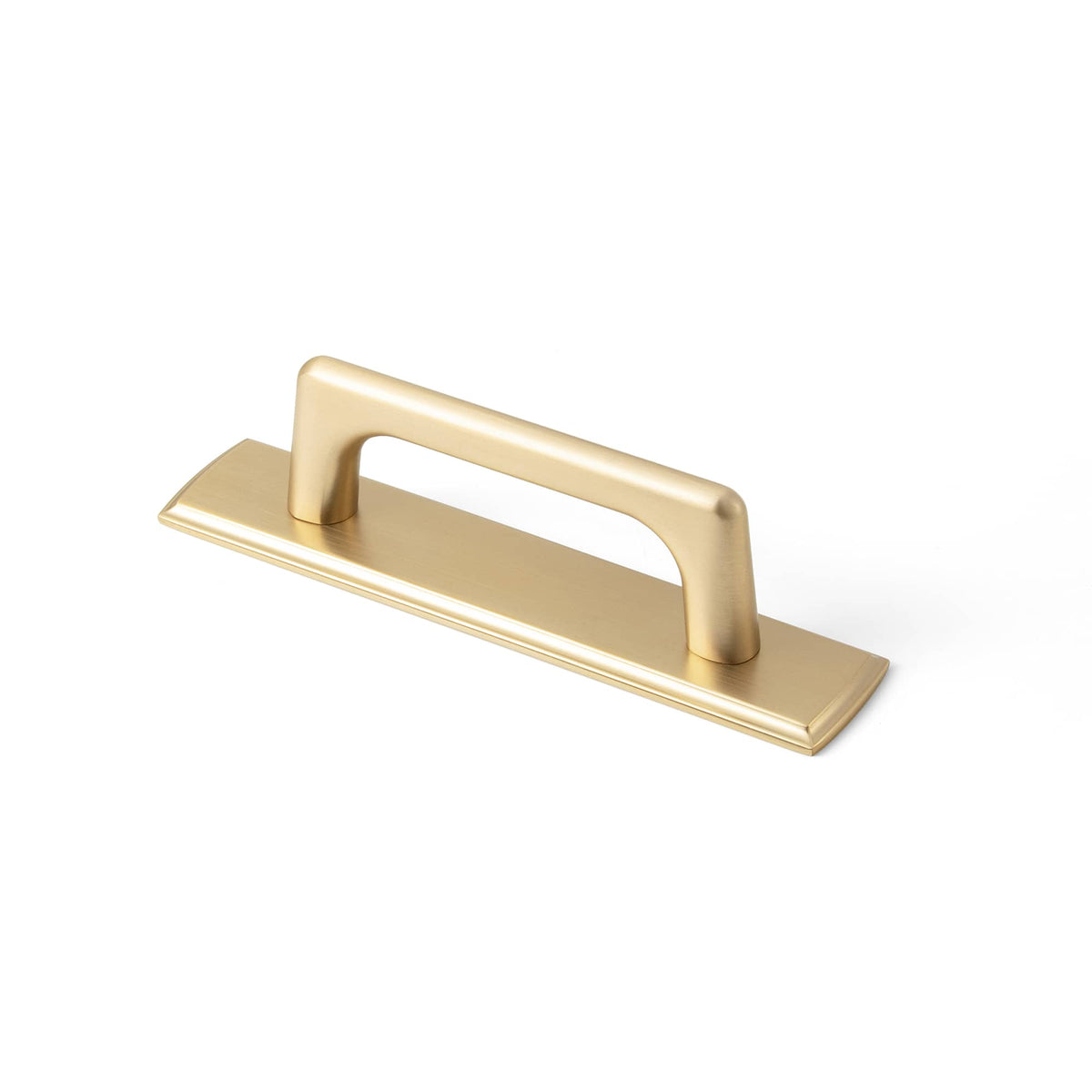 Goo-Ki Champagne Bronze / G011 / 3'' Hole Center 2 Pack Classic Cabinet Bar Pulls with Back Plate Zinc Alloy Cabinet Handle with Long Back Plate