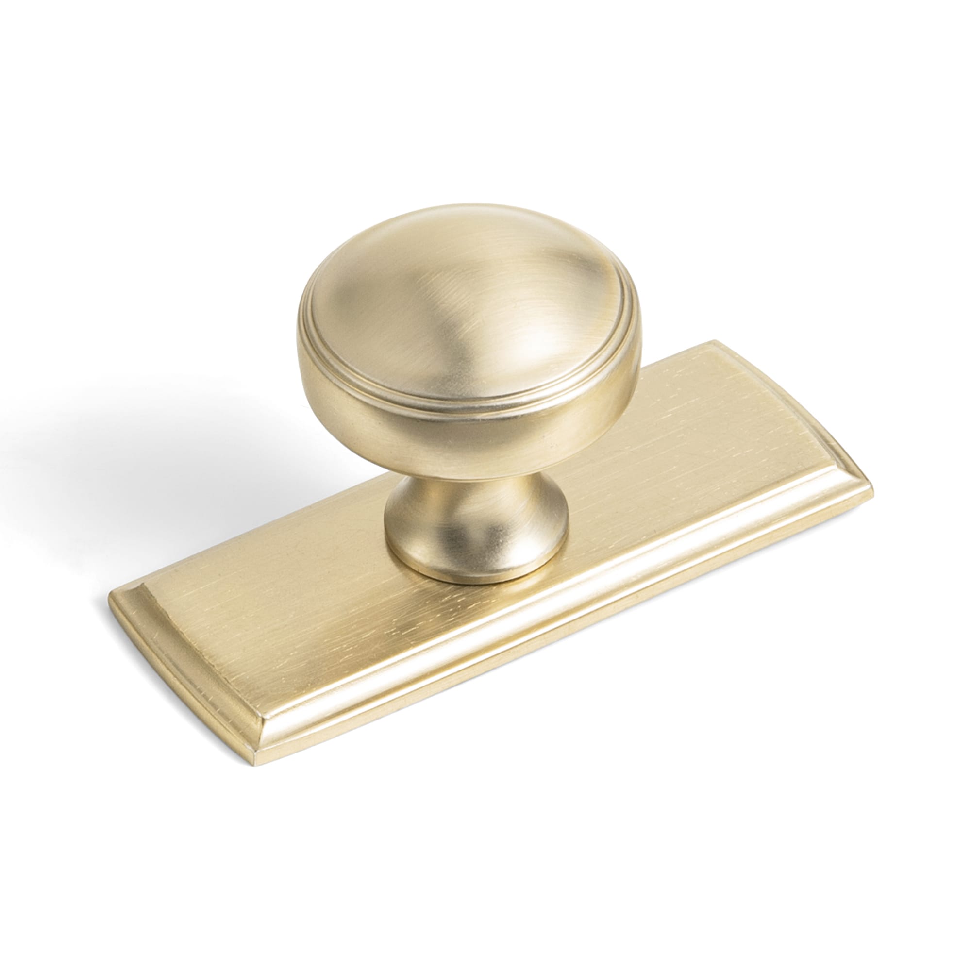 Goo-Ki Champagne Bronze / G011 / 6 Pack Ring-Lined Round Dome Cabinet Hardware Zinc Alloy Ball-Shaped Cabinet Knobs