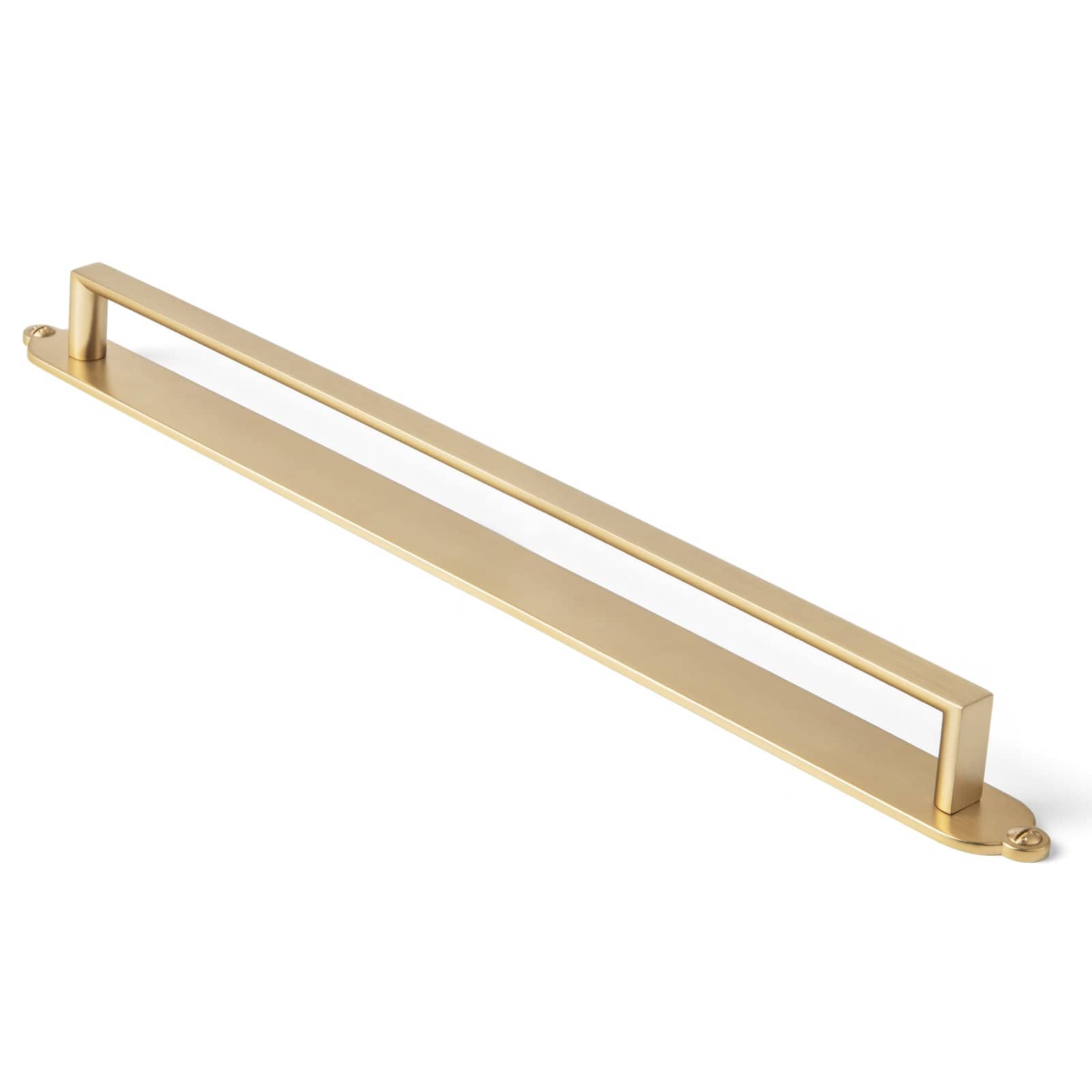 Goo-Ki Champagne Bronze / G013 / 12.6'' Hole Center 2 Pack Long Cabinet Bar Pulls with Back Plates Solid Drawer Handles Set