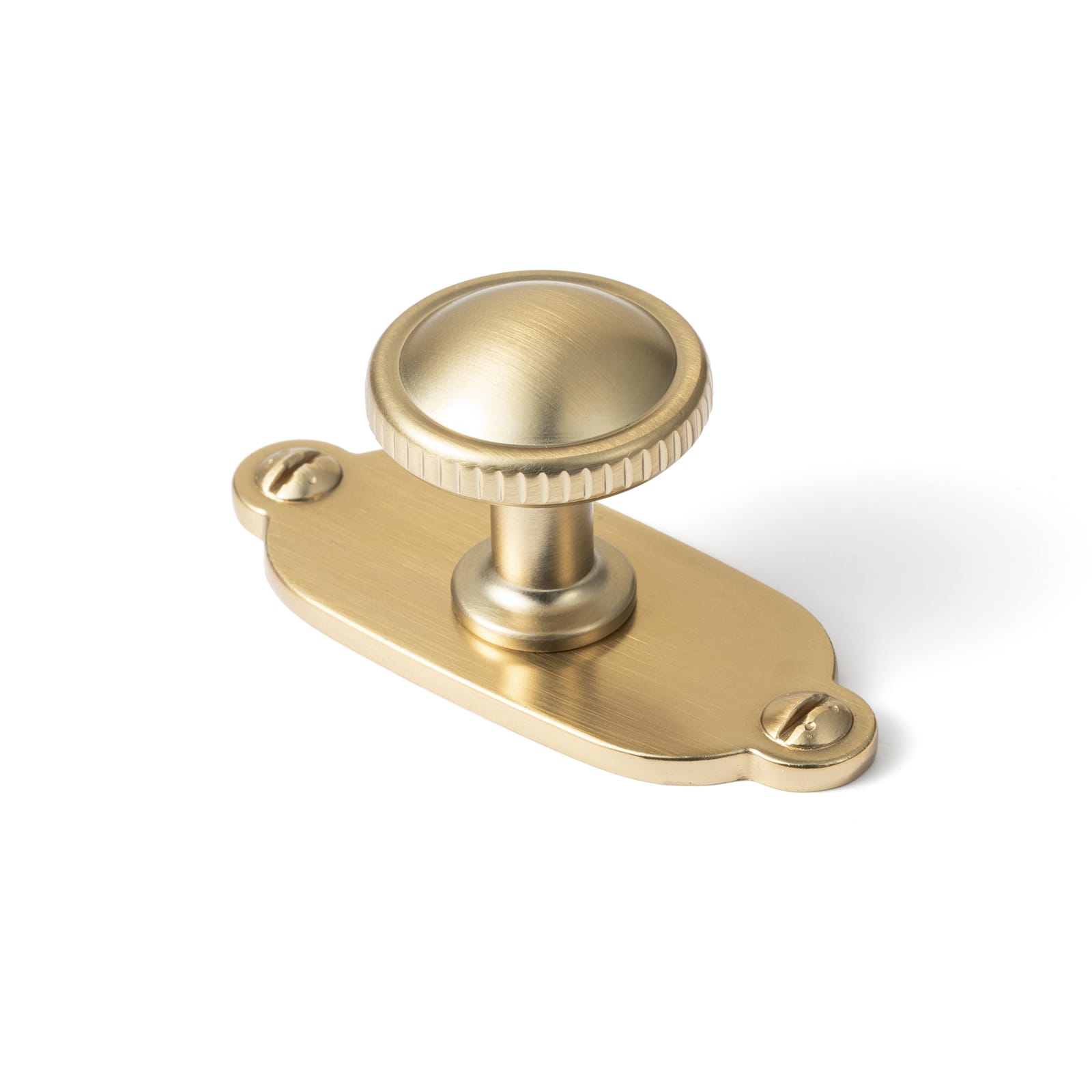 Goo-Ki Champagne Bronze / G013 / 6 Pack Knurled Rim Round Cabinet Knobs, Solid Zinc Alloy Mushroom Drawer Knob for Cabinet Doors, Chest of Drawers