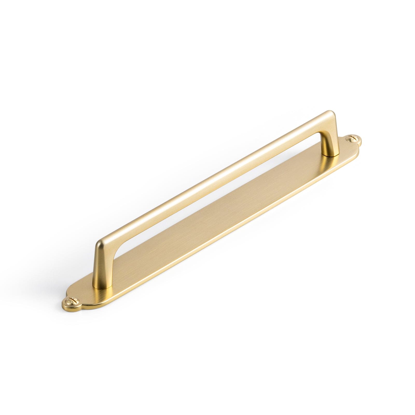 Goo-Ki Champagne Bronze / G013 / 7.6'' Hole Center 2 Pack Classic Cabinet Bar Pulls with Back Plate Zinc Alloy Cabinet Handle with Long Back Plate