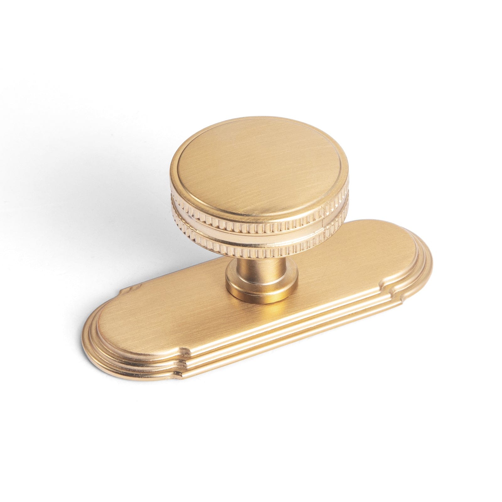 Goo-Ki Champagne Bronze / G014 / 6 Pack Distinctive Artistic Engravings Single Hole Round Cabinet Knob Retro Flair Kitchen Hardware