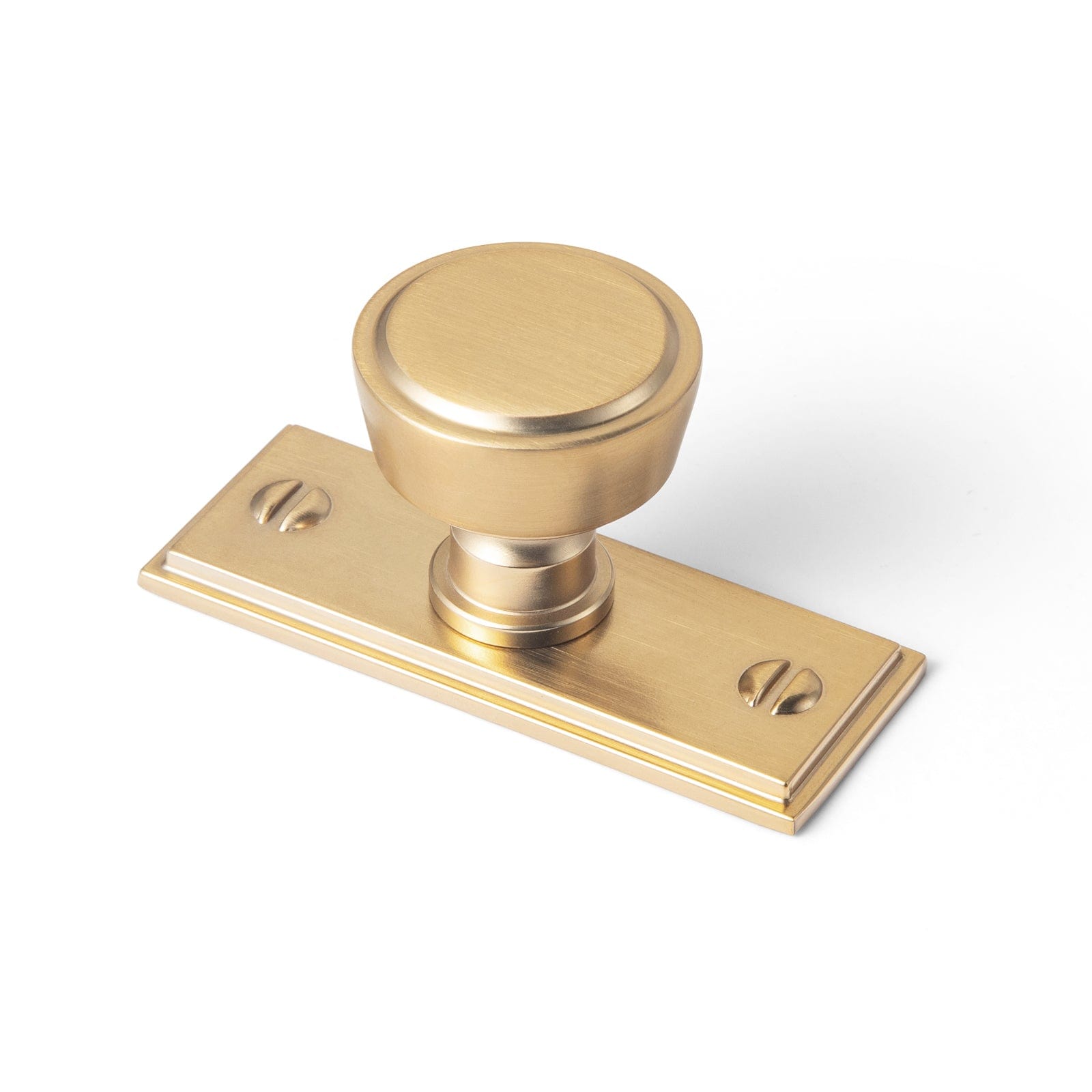 Goo-Ki Champagne Bronze / G015 / 6 Pack Retro Drawer Knobs for Dresser Cupboard Solid Zinc Alloy Single Hole Cabinet Hardware