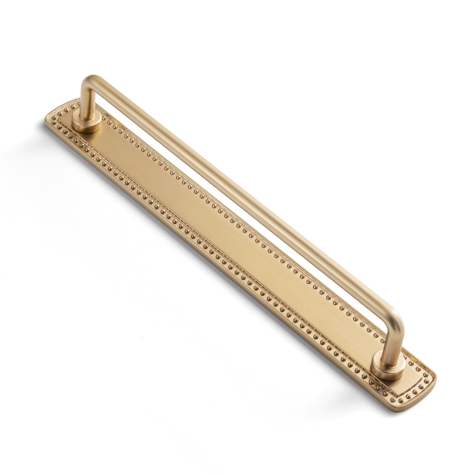 Goo-Ki Champagne Bronze / G018 / 7.6'' Hole Center 2 Pack Cabinet Bar Pulls with Back Plate Vintage Drawer Handles Home Improvement Hardware