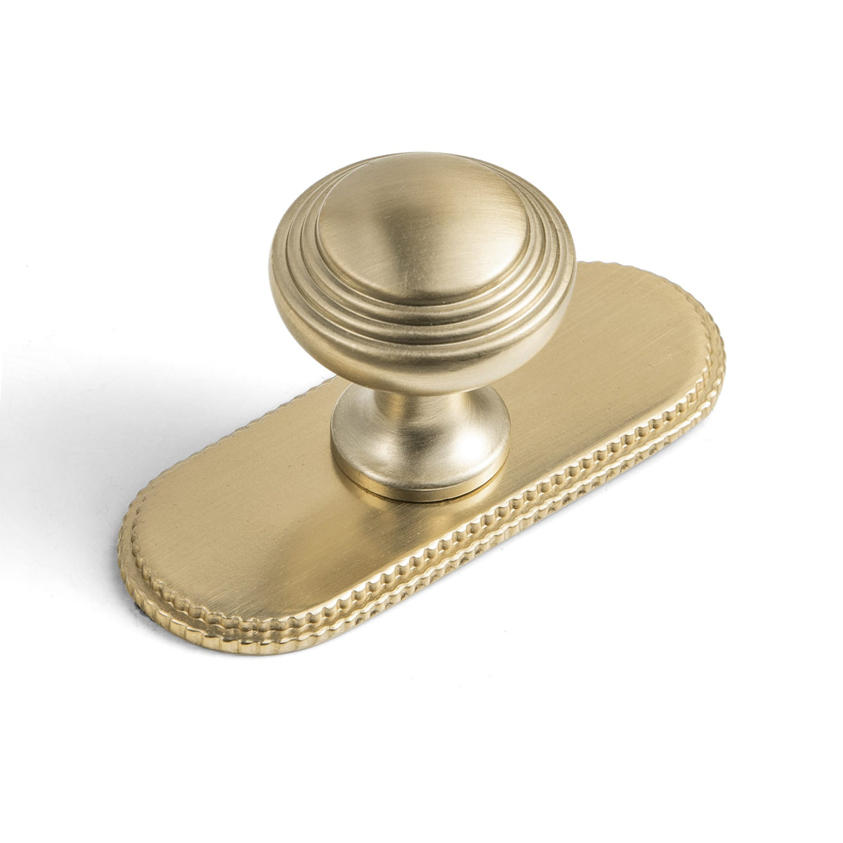 Goo-Ki Champagne Bronze / G019 / 6 Pack Antique Brass Ribbed Mushroom Cabinet Knob Zinc Alloy Vintage Round Drawer Knob, Farmhouse Traditional Furniture Hardware