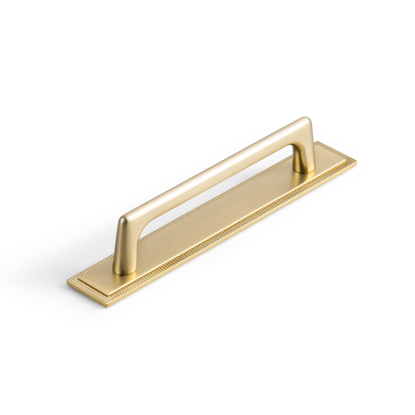 Goo-Ki Champagne Bronze / G022 / 5'' Hole Center 2 Pack Classic Cabinet Bar Pulls with Back Plate Zinc Alloy Cabinet Handle with Long Back Plate