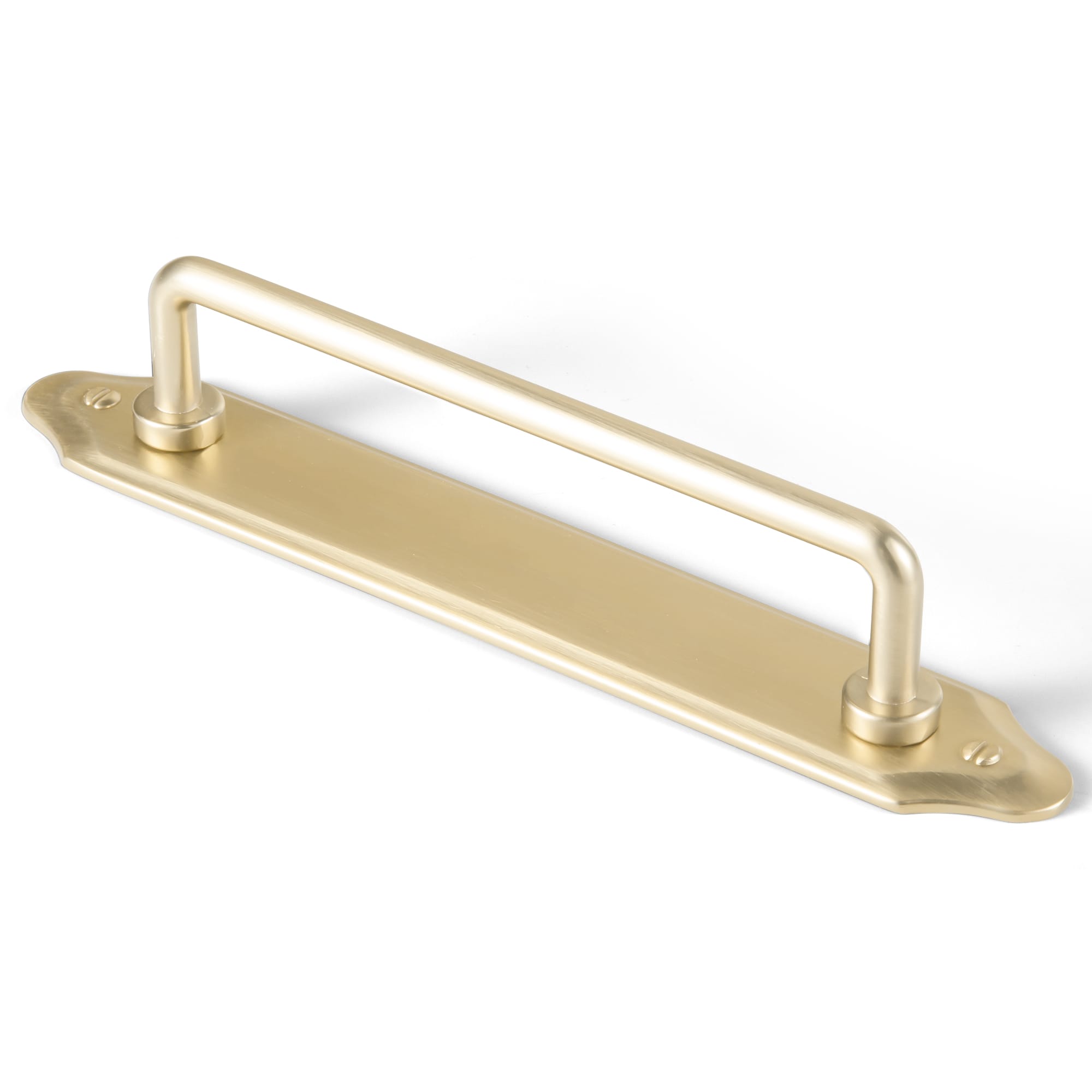 Goo-Ki Champagne Bronze / G023 / 5'' Hole Center 2 Pack Cabinet Bar Pulls with Back Plate Vintage Drawer Handles Home Improvement Hardware
