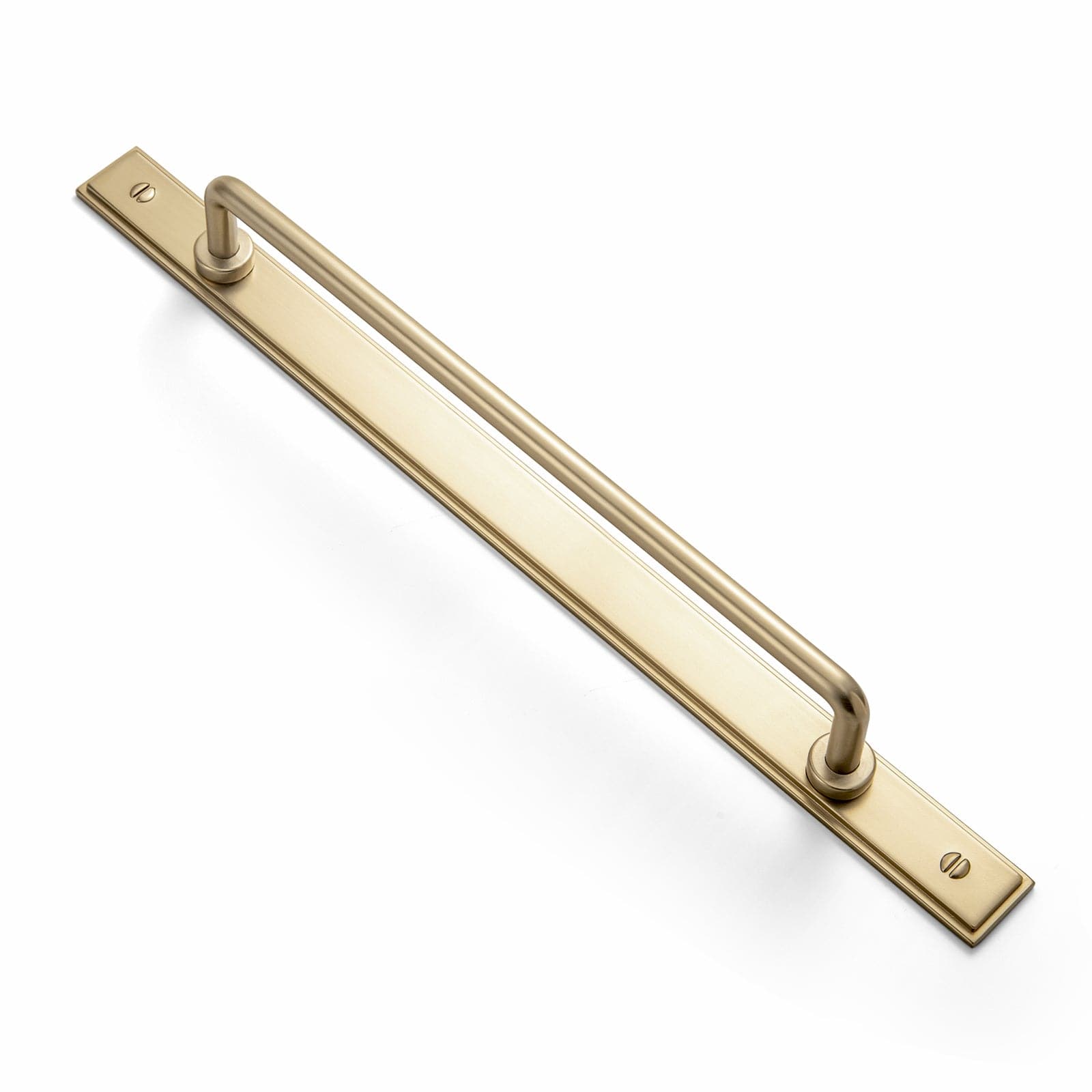 Goo-Ki Champagne Bronze / G026 / 7.6'' Hole Center 2 Pack Cabinet Bar Pulls with Back Plate Vintage Drawer Handles Home Improvement Hardware