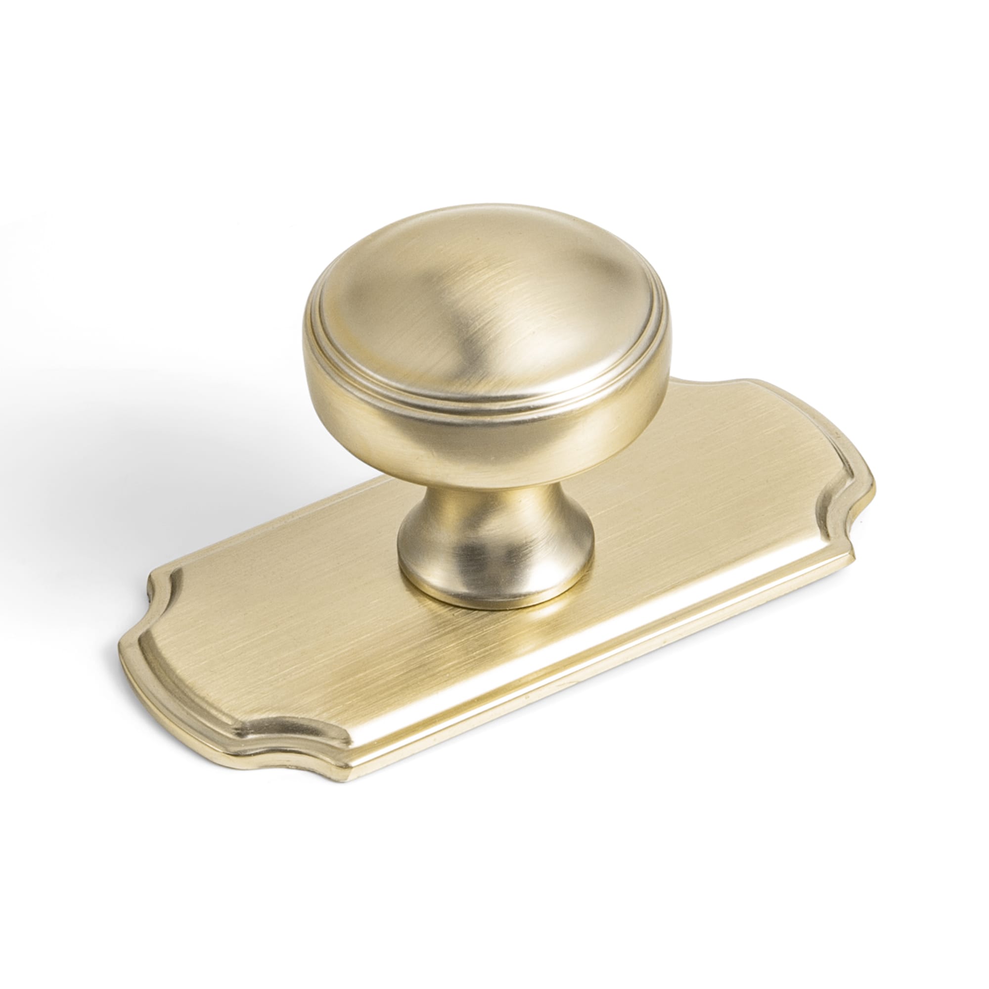 Goo-Ki Champagne Bronze / G031 / 6 Pack Ring-Lined Round Dome Cabinet Hardware Zinc Alloy Ball-Shaped Cabinet Knobs