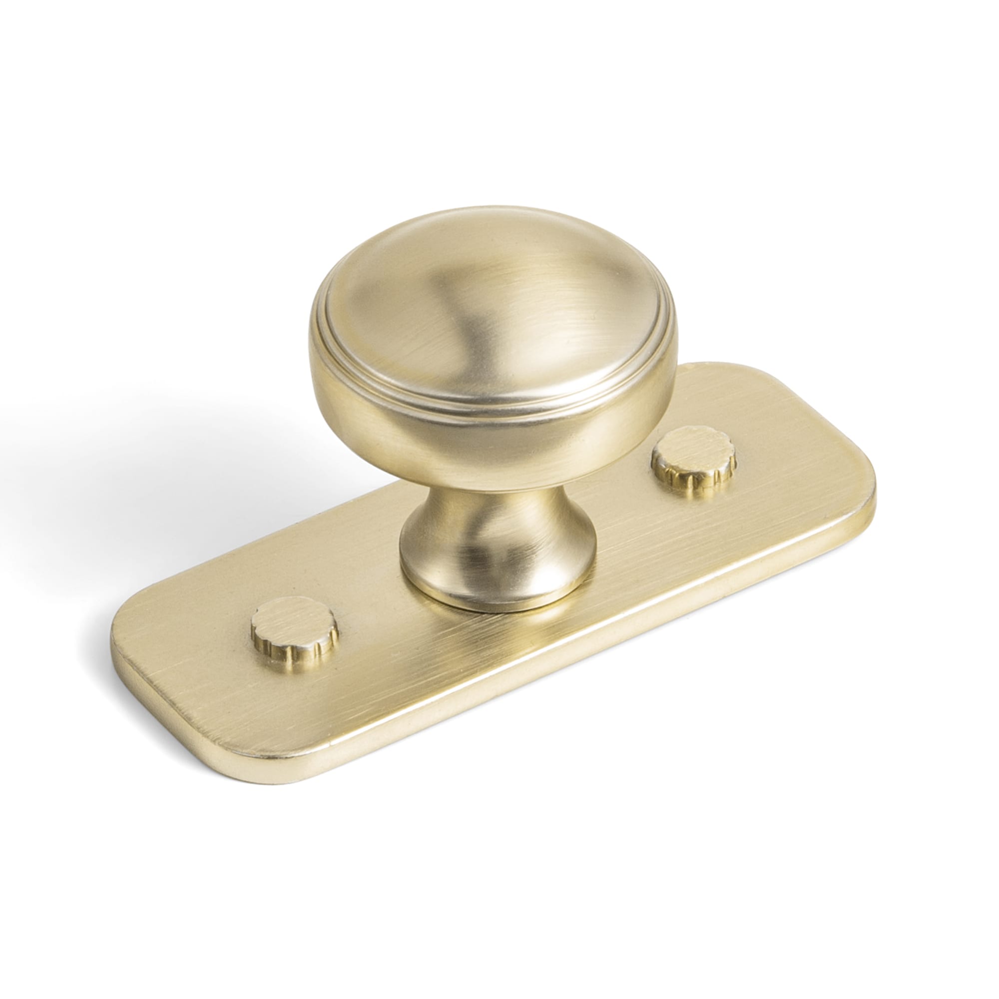 Goo-Ki Champagne Bronze / G032 / 6 Pack Ring-Lined Round Dome Cabinet Hardware Zinc Alloy Ball-Shaped Cabinet Knobs