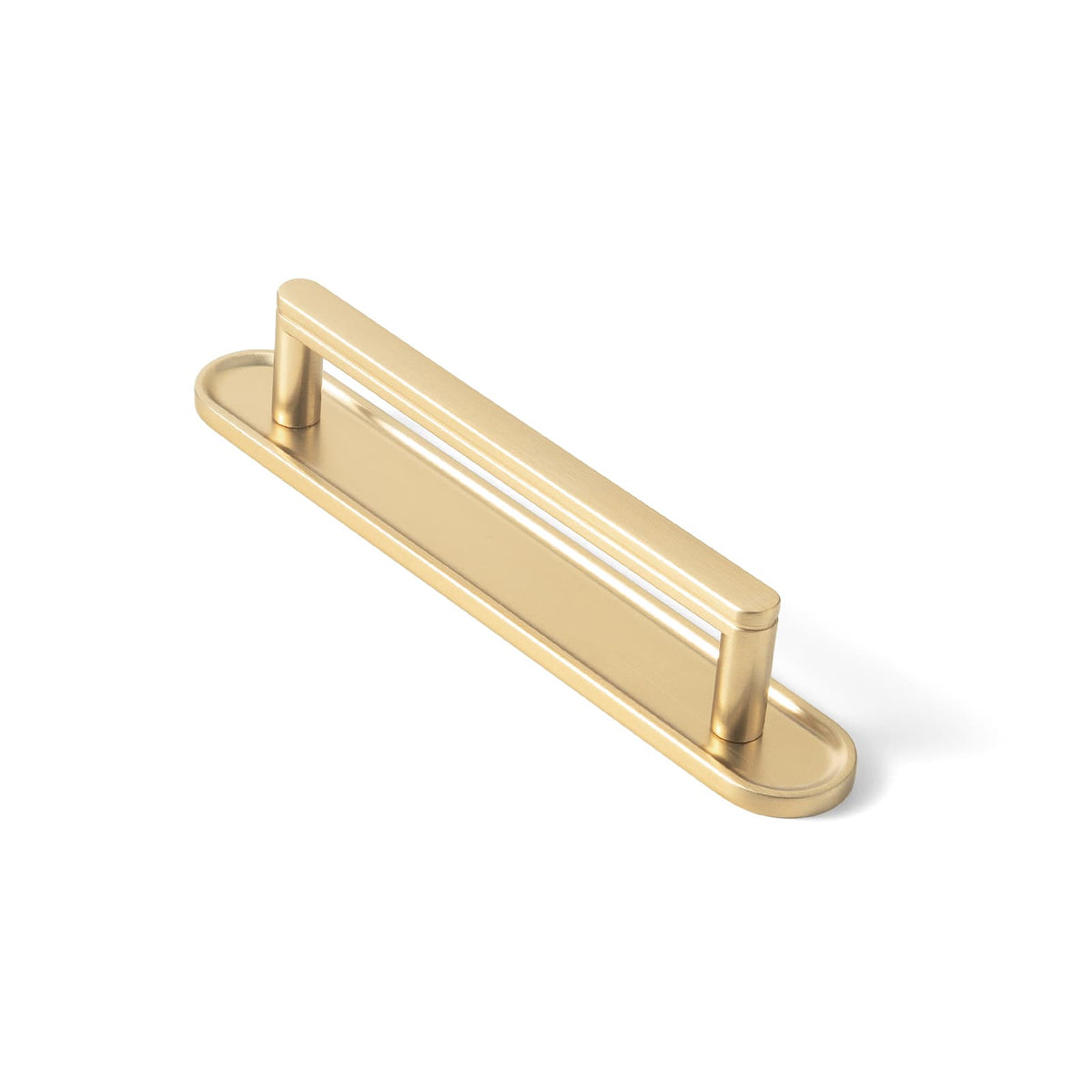 Goo-Ki Champagne Bronze / G033 / 5'' Hole Center 2 Pack Cabinet Handles with Back Plate Vintage Kitchen Drawer Pulls with Subtle Curves