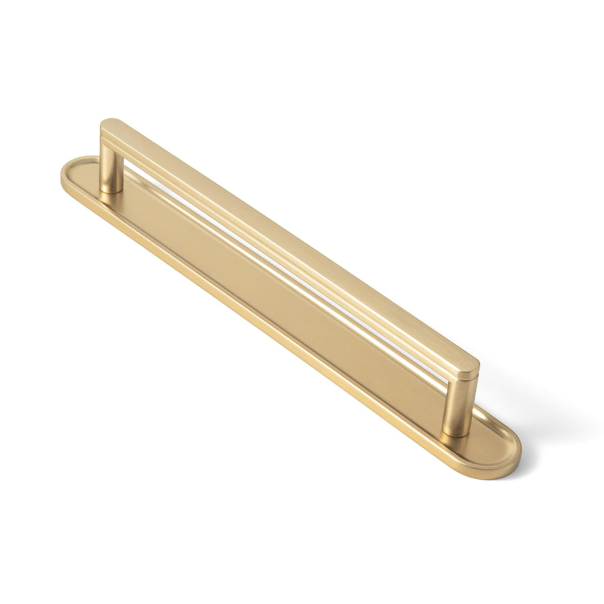Goo-Ki Champagne Bronze / G033 / 7.6'' Hole Center 2 Pack Cabinet Handles with Back Plate Vintage Kitchen Drawer Pulls with Subtle Curves