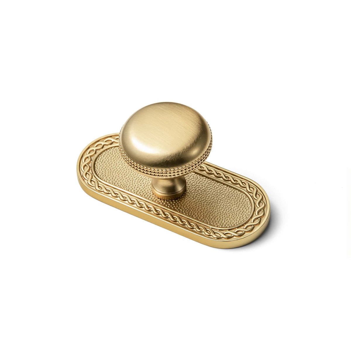 Goo-Ki Champagne Bronze / G034 / 6 Pack Farmhouse Rustic Round Cabinet Knobs Decorative Cabinet Knobs with Beaded Detailing