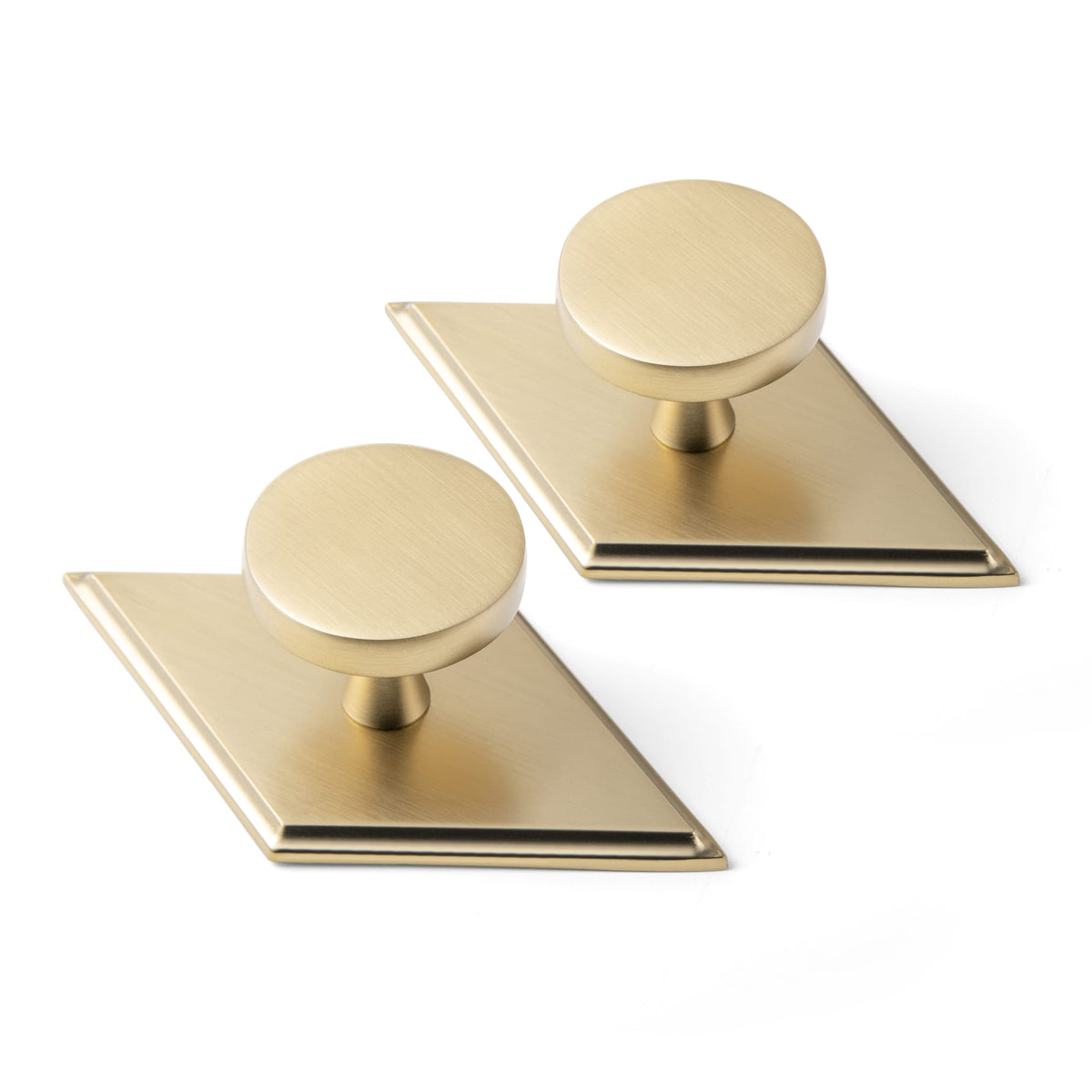 Goo-Ki Champagne Bronze / G035 / 6 Pack Antique Brass Cabinet Knobs with Back Plates Ornate Cabinet Pulls for Kitchen Cabinet Hardware