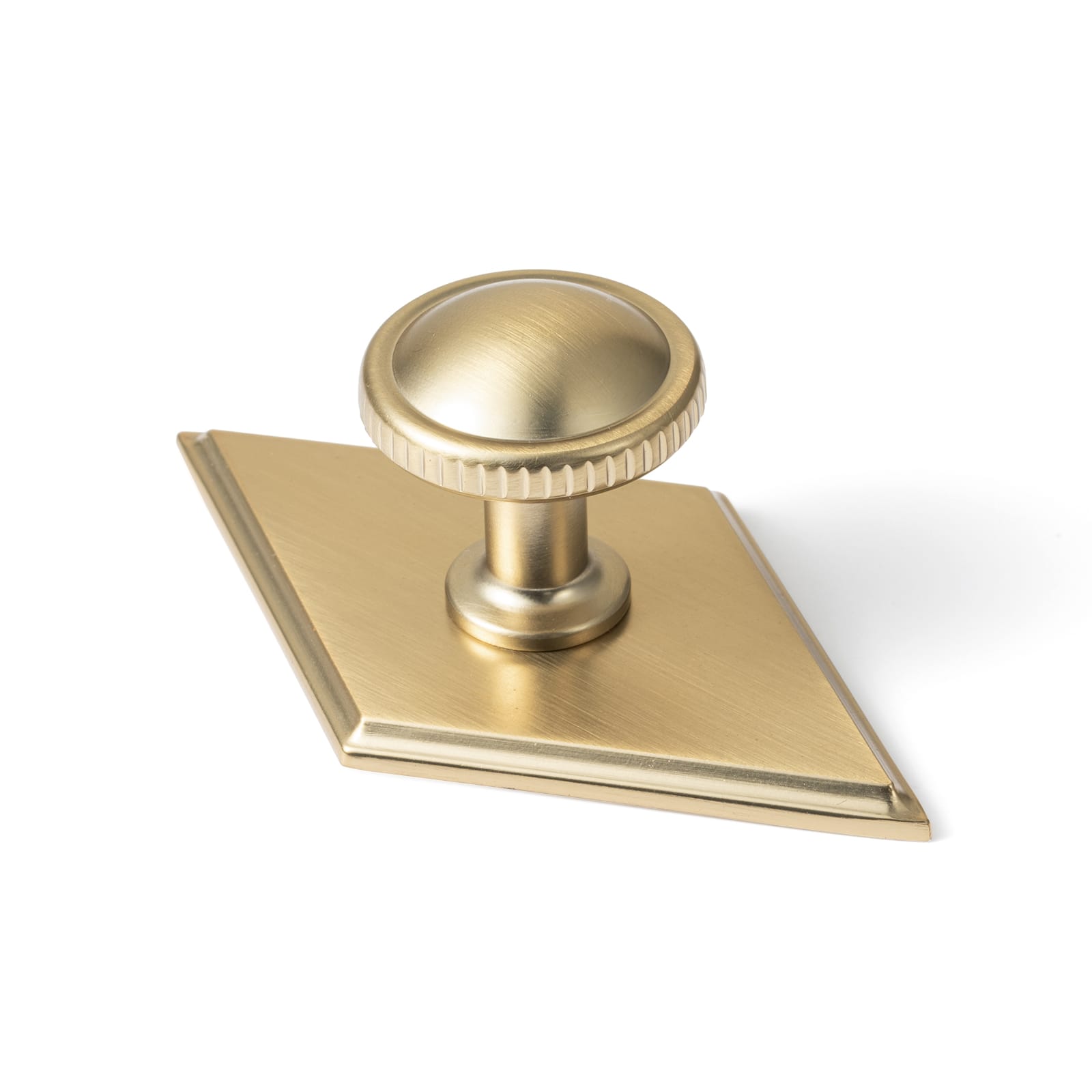 Goo-Ki Champagne Bronze / G035 / 6 Pack Knurled Rim Round Cabinet Knobs, Solid Zinc Alloy Mushroom Drawer Knob for Cabinet Doors, Chest of Drawers