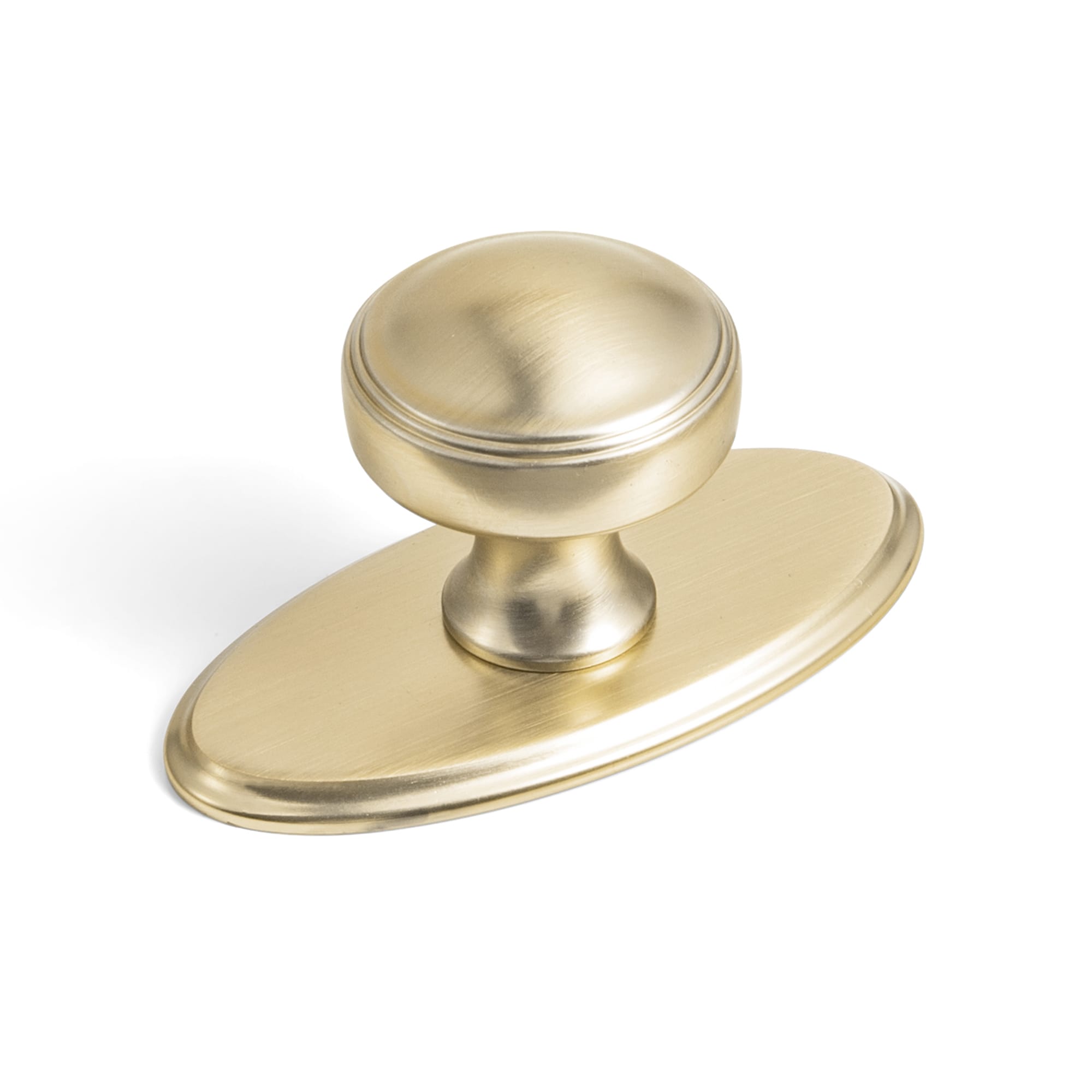 Goo-Ki Champagne Bronze / G036 / 6 Pack Ring-Lined Round Dome Cabinet Hardware Zinc Alloy Ball-Shaped Cabinet Knobs