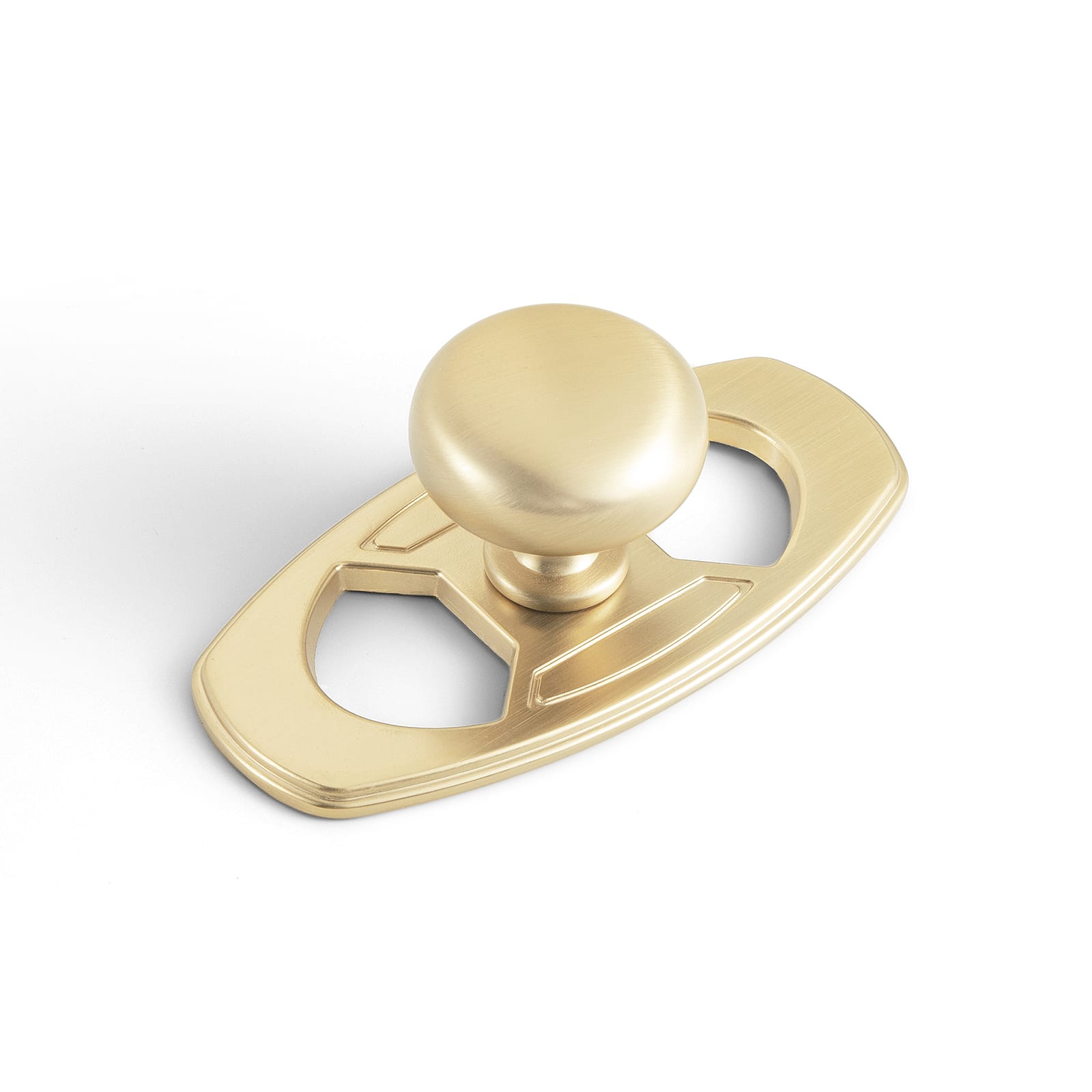 Goo-Ki Champagne Bronze / H / 6 Pack 1.14" Diameter Mushroom Knob