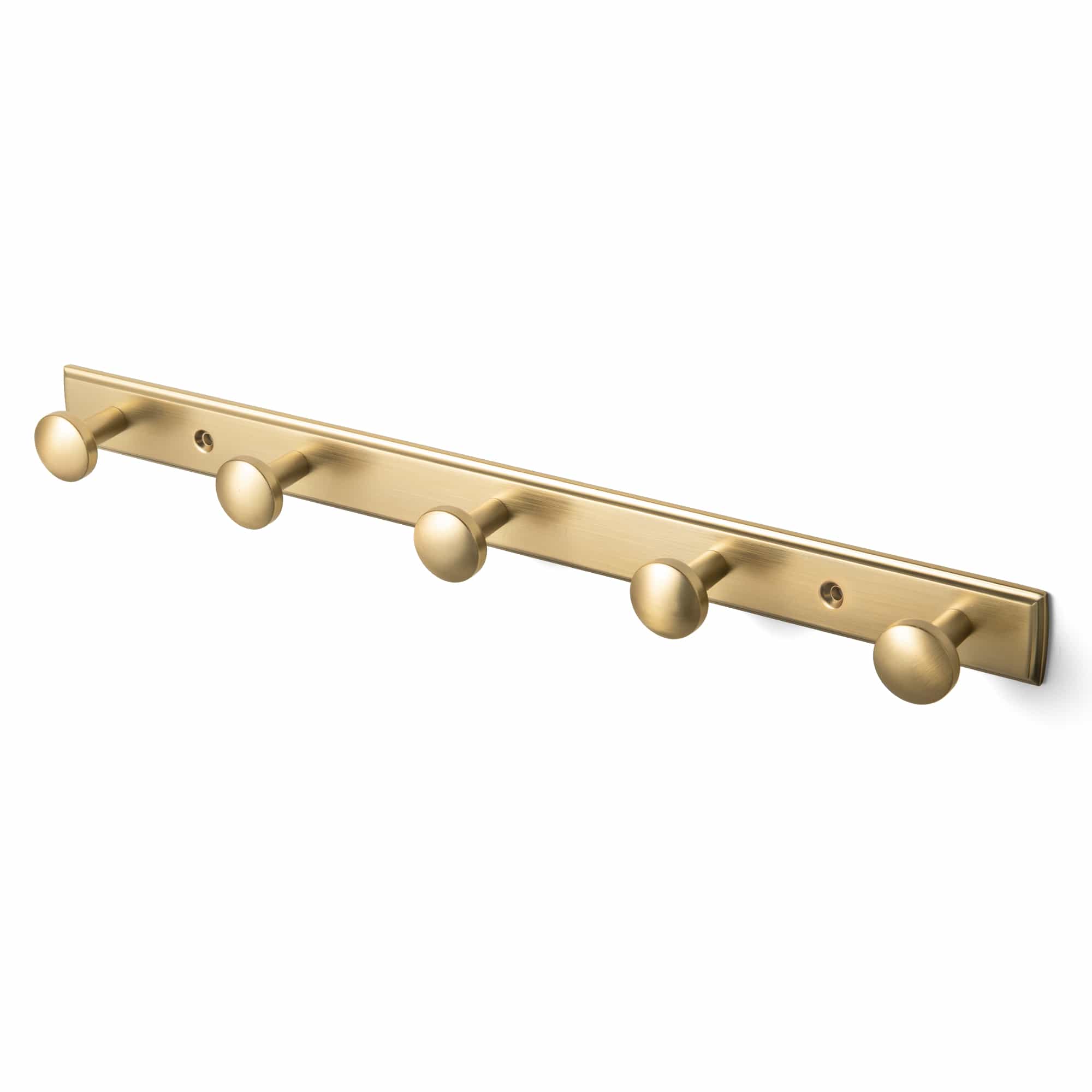 Goo-Ki Champagne Bronze / H011 / 5 Ornate Traditional Aged Zinc Alloy Coat Hanger Rail, Wall Mounted Hooks for Coats, Towels & Accessories