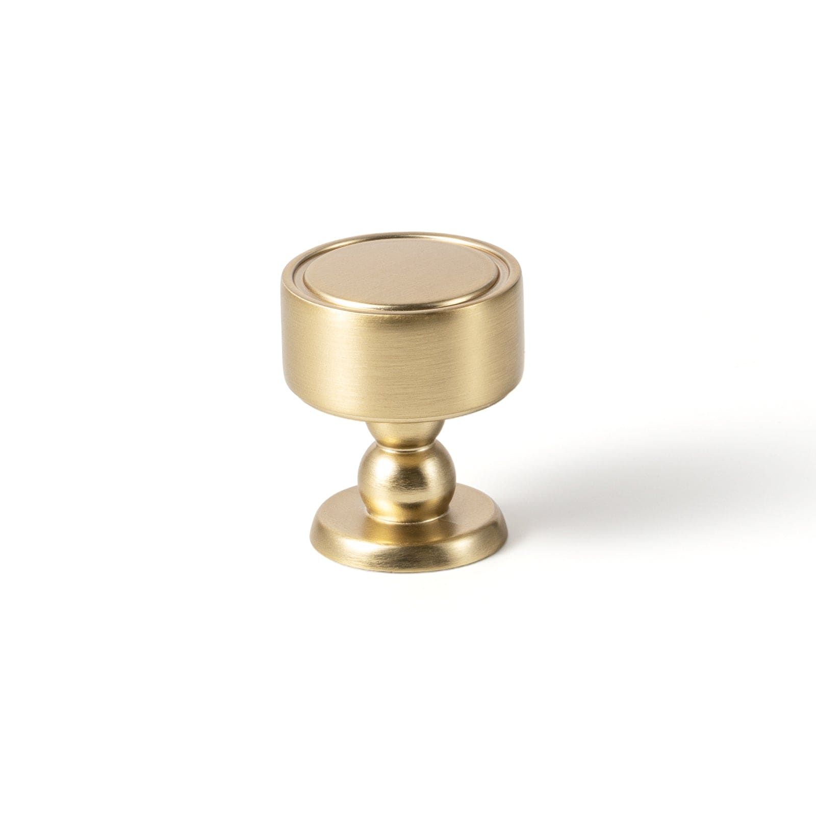 Goo-Ki Champagne Bronze / Knob / 6 Pack Modern Minimalist Zinc Alloy Cabinet Pulls - Sleek Metal Handles for Kitchen & Bathroom Cabinets