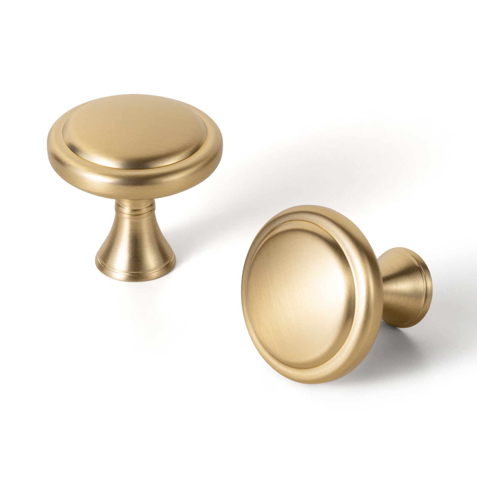 Goo-Ki Champagne Bronze / Knob / 6 Pack Vintage-Inspired Zinc Alloy Decorative Knobs Versatile Furniture Cabinet Hardware