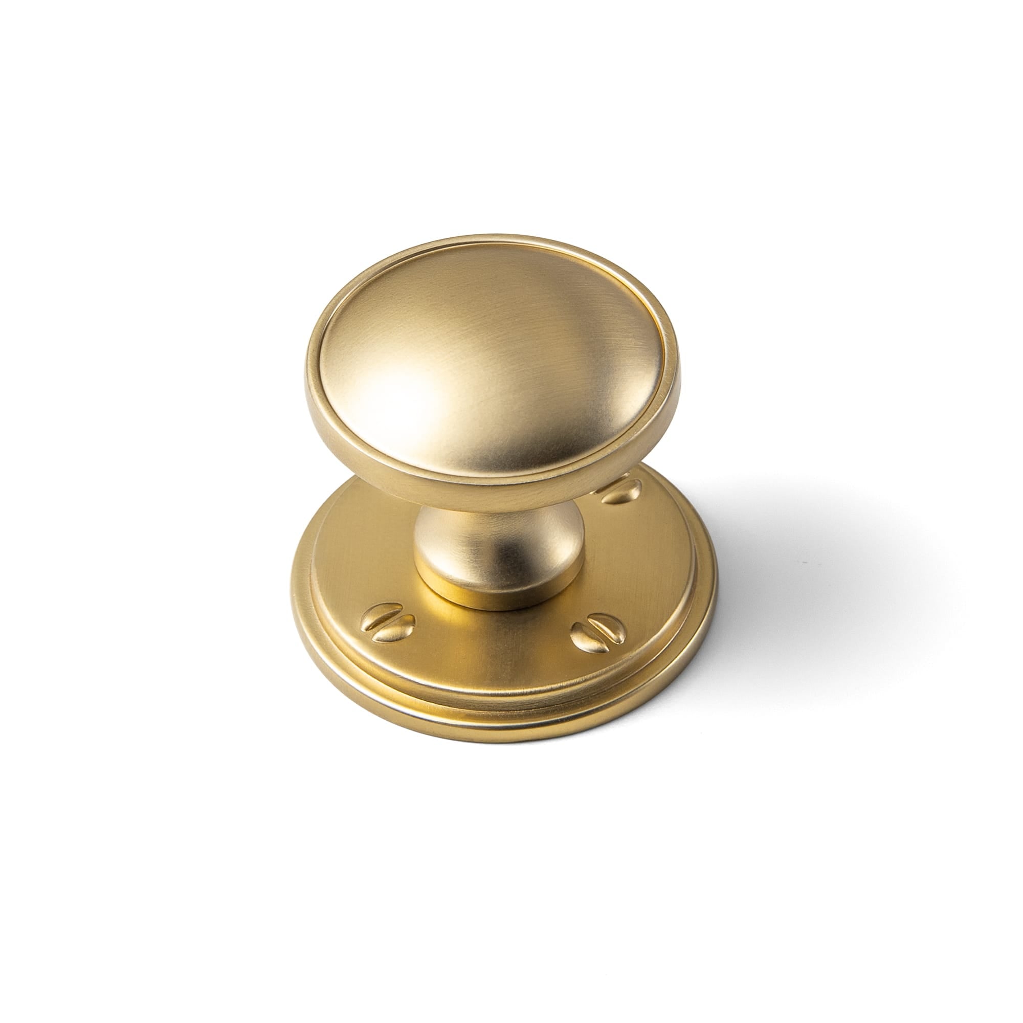Goo-Ki Champagne Bronze / Round G015 / 6 Pack Antique Brass Cabinet Knobs Zinc Alloy Round Drawer Pulls with Vintage Patina Finish Retro Furniture Hardware