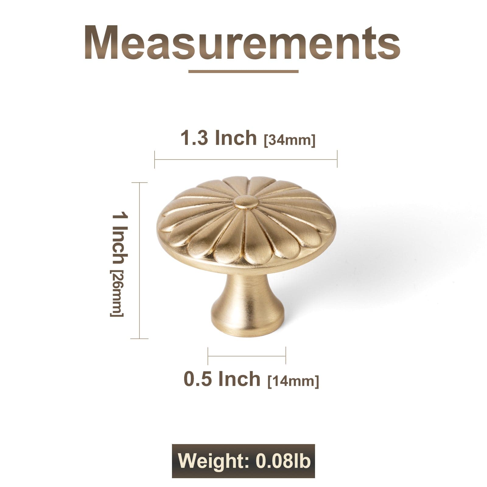 Goo-Ki Chrysanthemum Pattern Embossed Cabinet Knobs Distressed Zinc Alloy Furniture Hardware