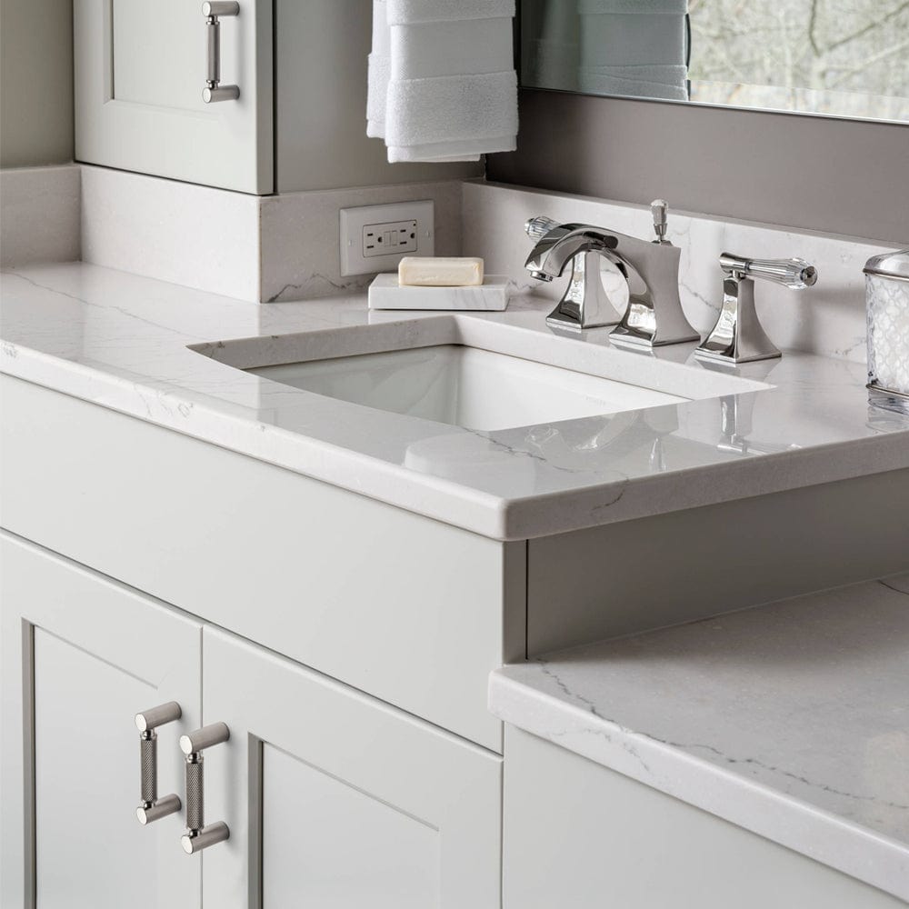 Goo-Ki Classic Bar-shaped Knurled Aluminium Drawer Pull Durable & Stylish Hardware for Furniture