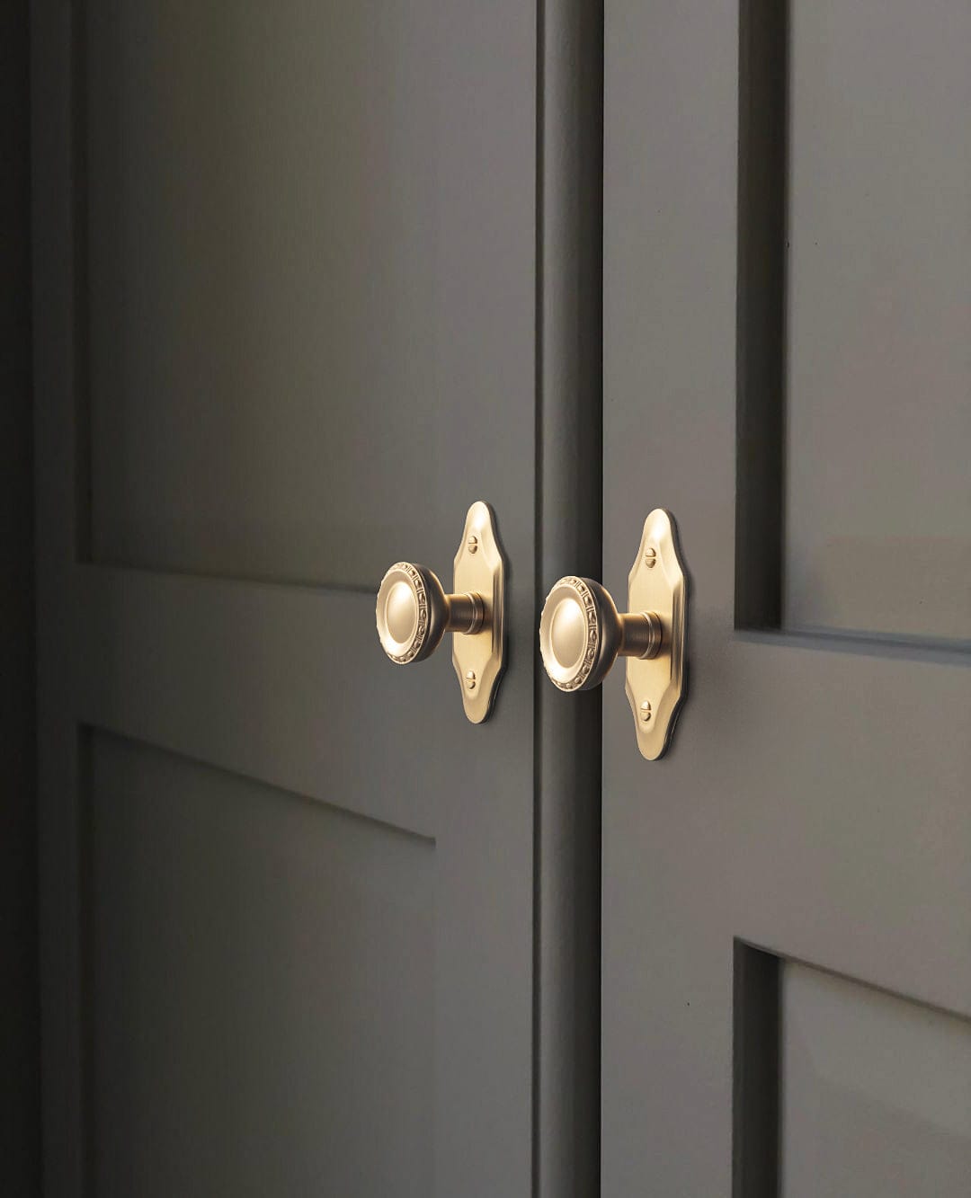 Goo-Ki Classic Round Cabinet Knobs Elegant Decorative Drawer Knobs with Ornate Edging