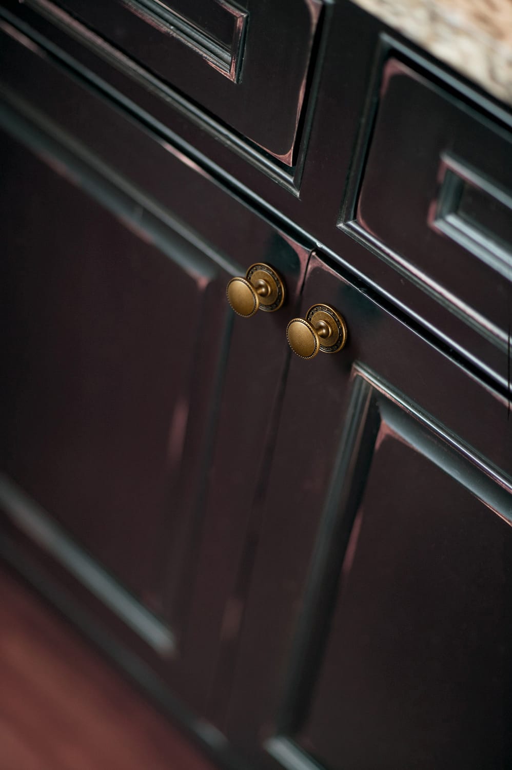 Goo-Ki Classic Round Design Cabinet Knobs with Toothed Rim for Kitchen Drawers