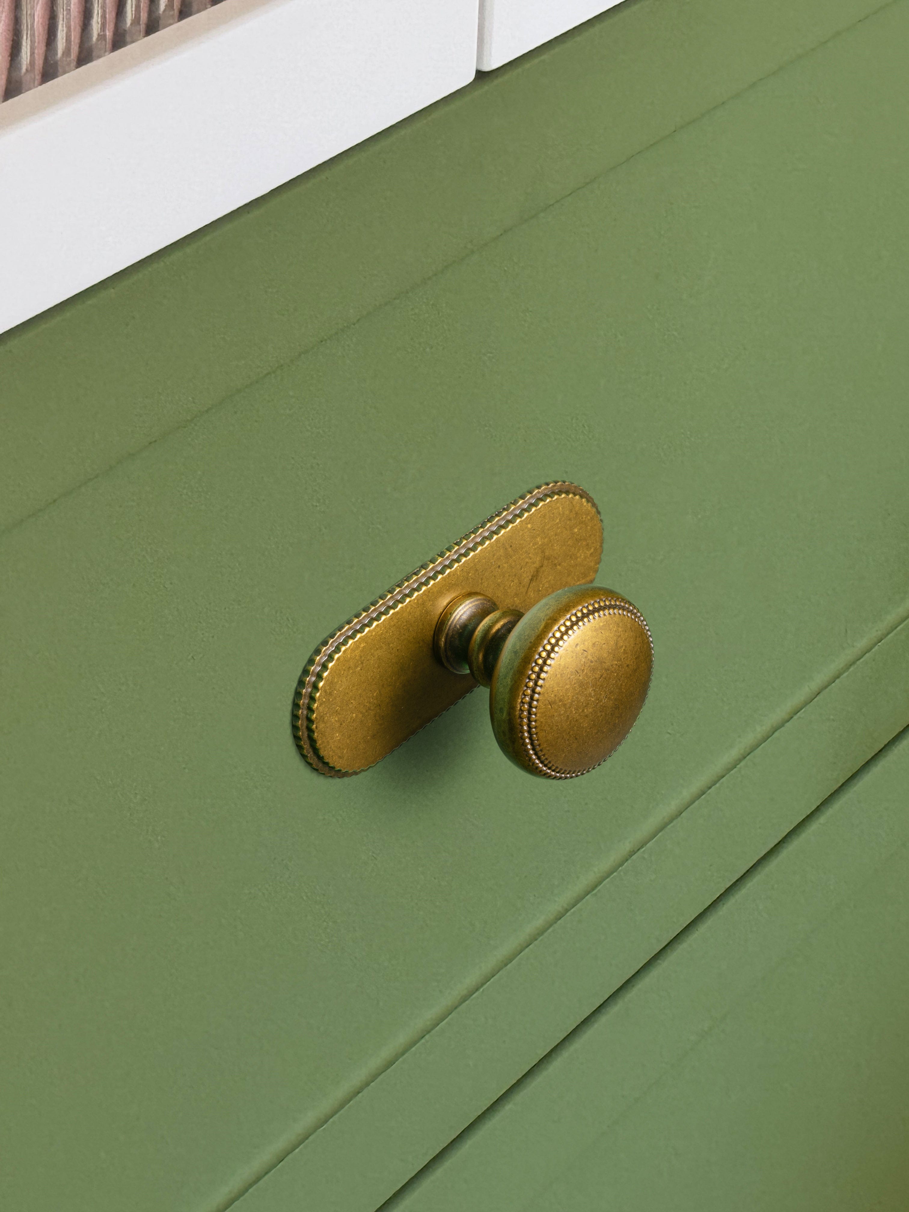 Goo-Ki Classic Zinc Alloy Cabinet Knobs with Beaded Edge Vintage Style Drawer Hardware