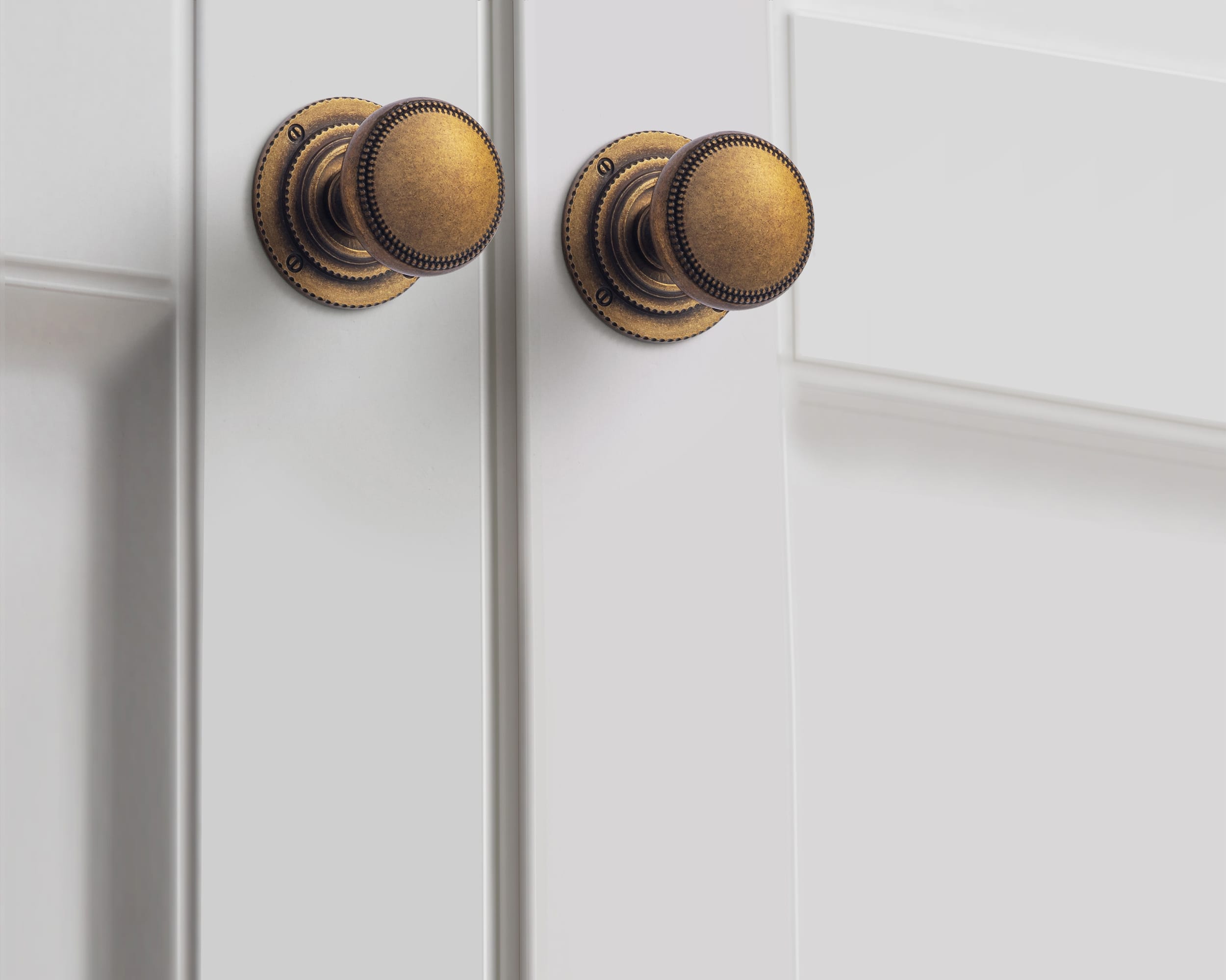 Goo-Ki Classic Zinc Alloy Cabinet Knobs with Beaded Edge Vintage Style Drawer Hardware