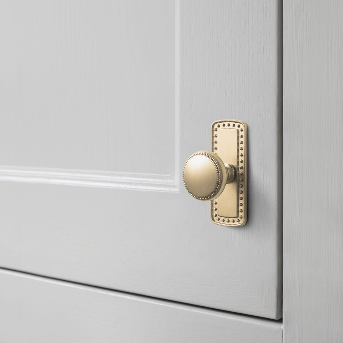 Goo-Ki Classic Zinc Alloy Cabinet Knobs with Beaded Edge Vintage Style Drawer Hardware