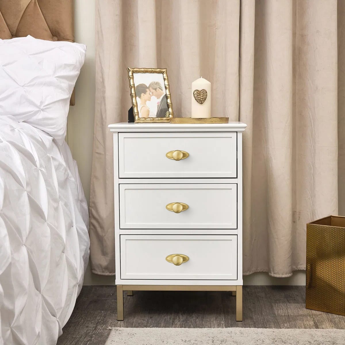 Goo-Ki Classic Zinc Alloy Cabinet Knobs with Beaded Edge Vintage Style Drawer Hardware