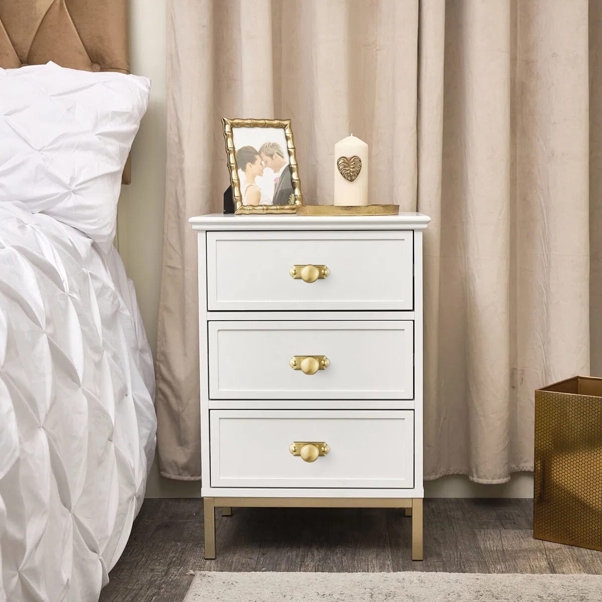 Goo-Ki Classic Zinc Alloy Cabinet Knobs with Beaded Edge Vintage Style Drawer Hardware