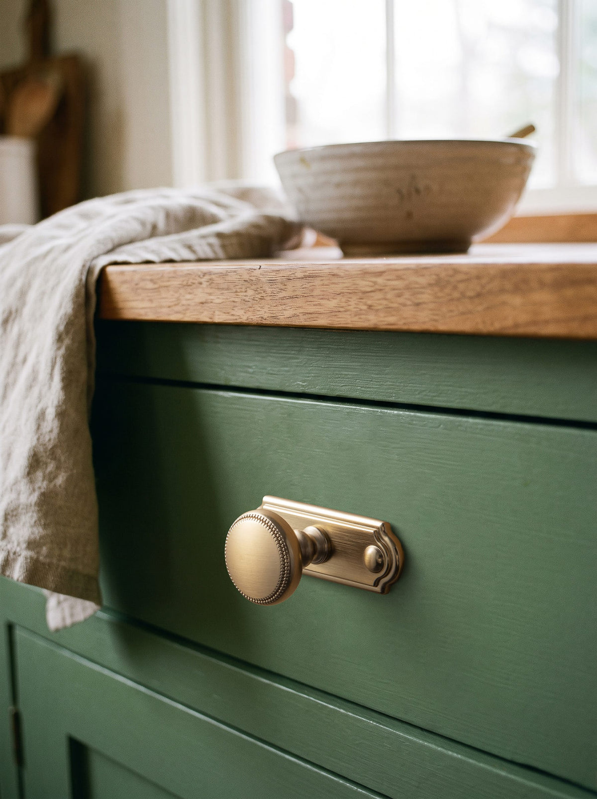 Goo-Ki Classic Zinc Alloy Cabinet Knobs with Beaded Edge Vintage Style Drawer Hardware