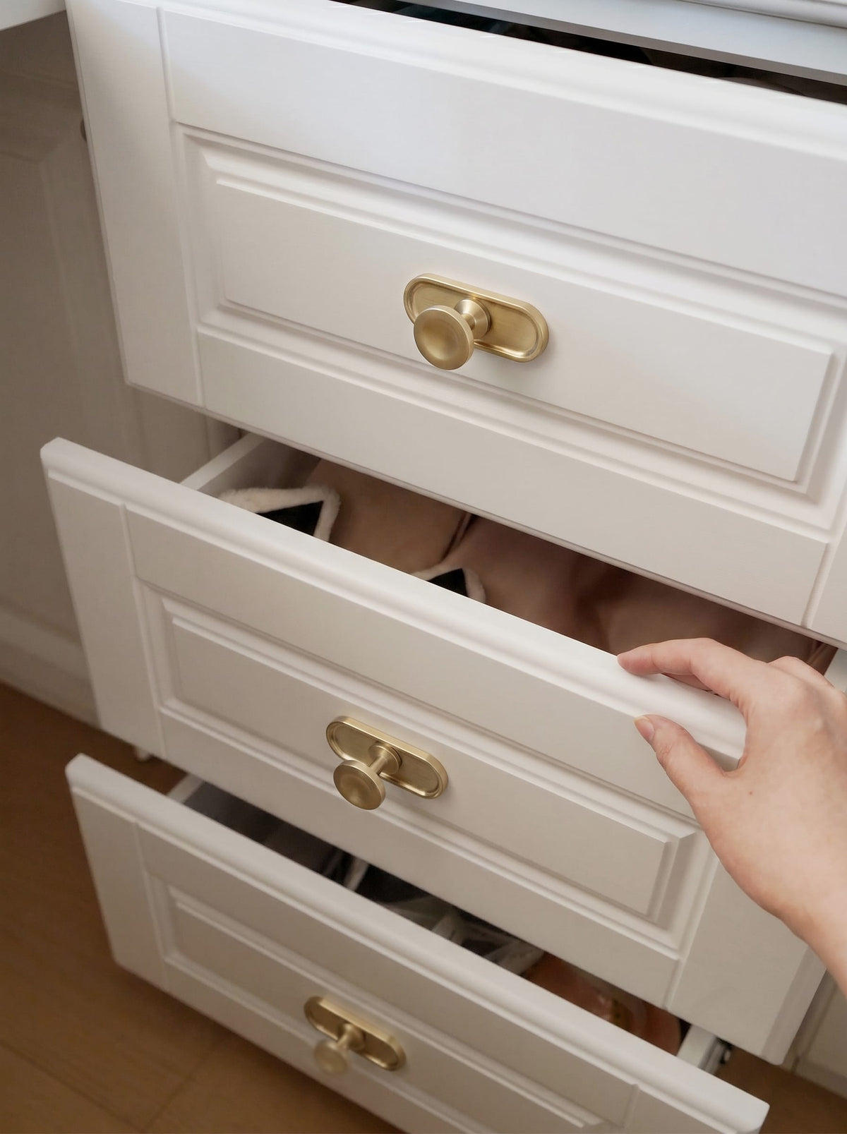 Goo-Ki Concave Dish Shaped Zinc Alloy Cabinet Knobs, Retro Bowl Round Drawer Knob for Stylish Furniture