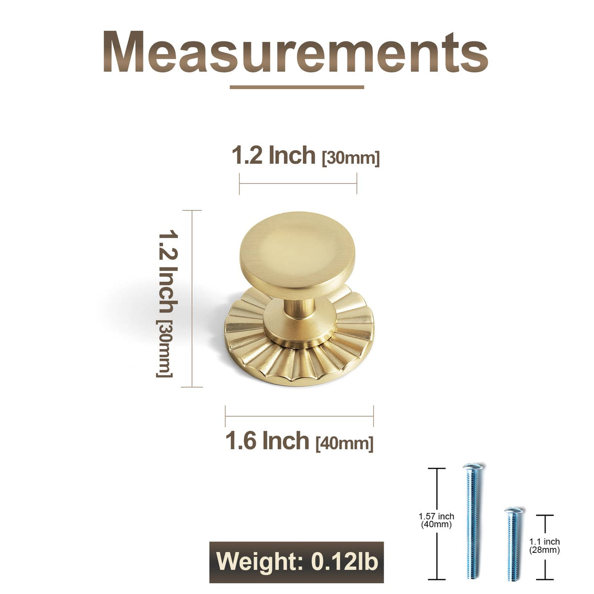 Goo-Ki Concave Dish Shaped Zinc Alloy Cabinet Knobs, Retro Bowl Round Drawer Knob for Stylish Furniture