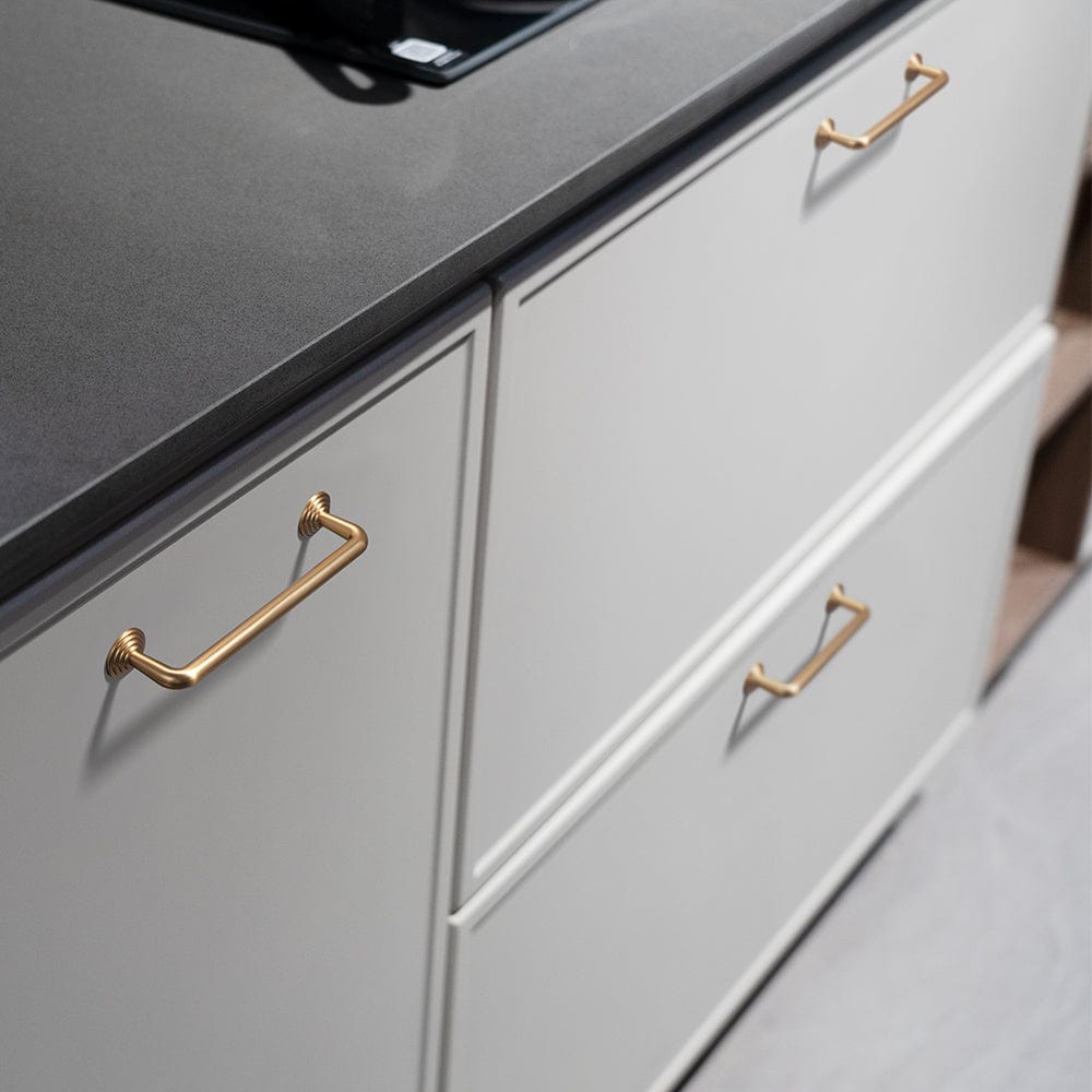 Goo-Ki Concentric Circle Pattern Base Design Vintage Cabinet Handles