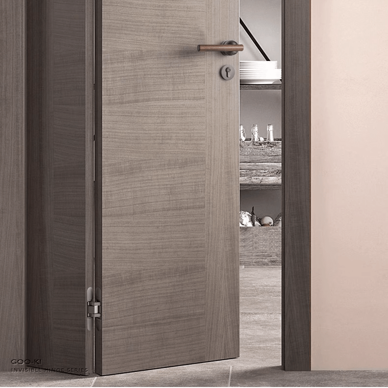Goo-Ki Cross Three-dimensional Adjustable Folding Door Hinge Concealed Invisible Door Hinge