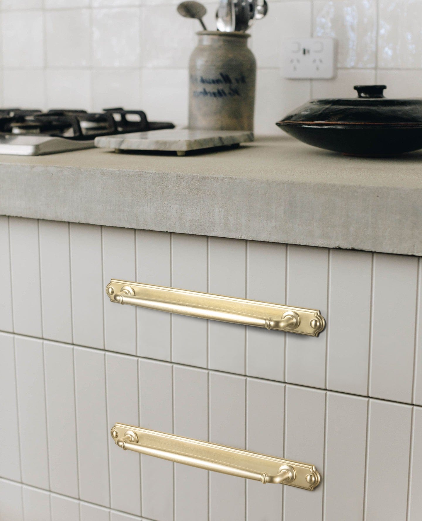 Goo-Ki Decorative Cabinet Pulls with Eye-Catching Geometric & Curved Silhouettes